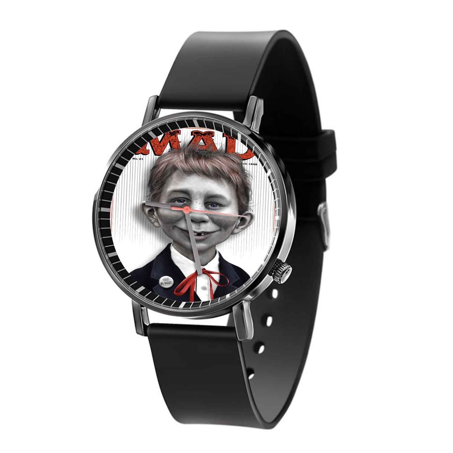 Blackdop Alfred E Neuman Caricature Quartz Watch