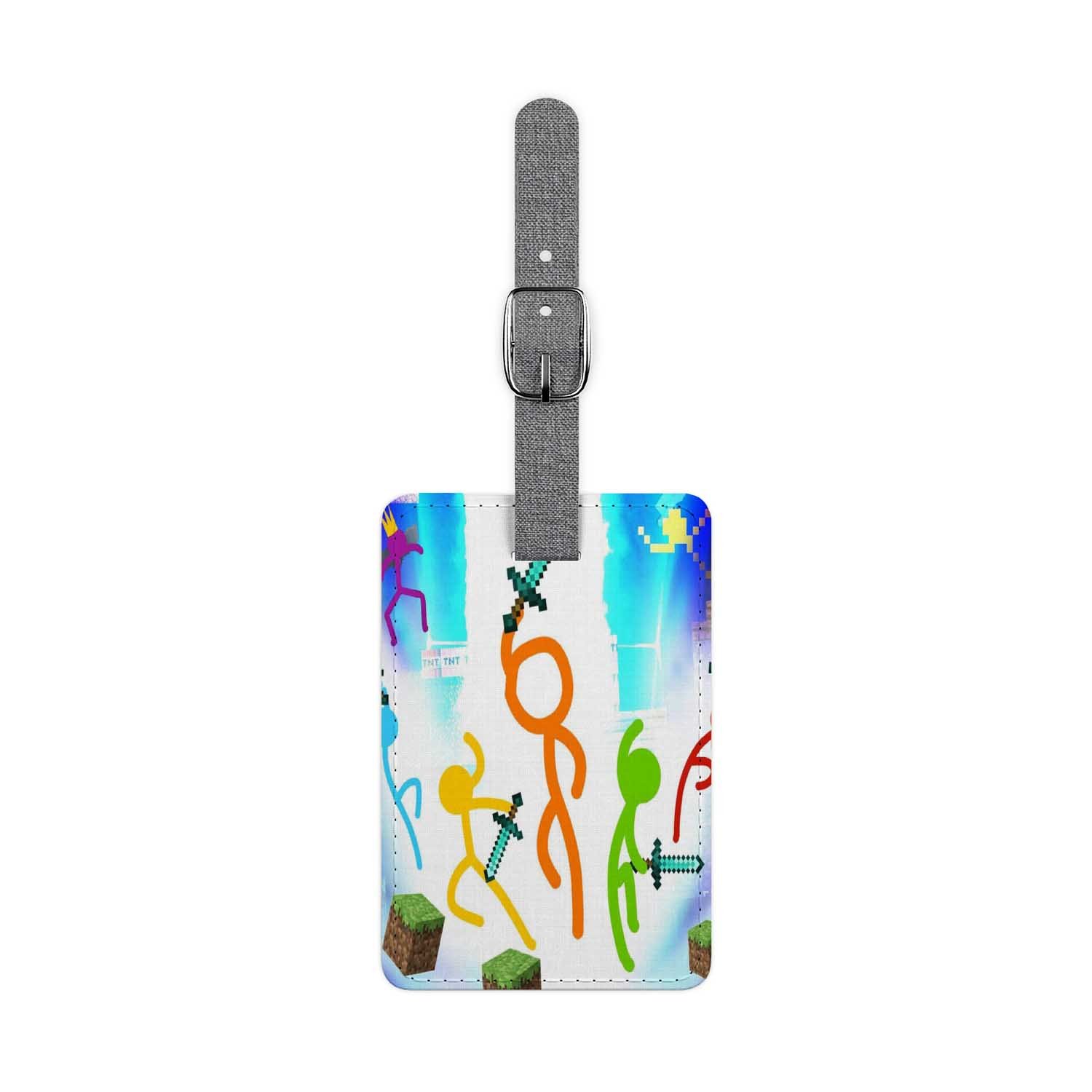 Blackdop Animation vs Minecraft Shorts Luggage Tag