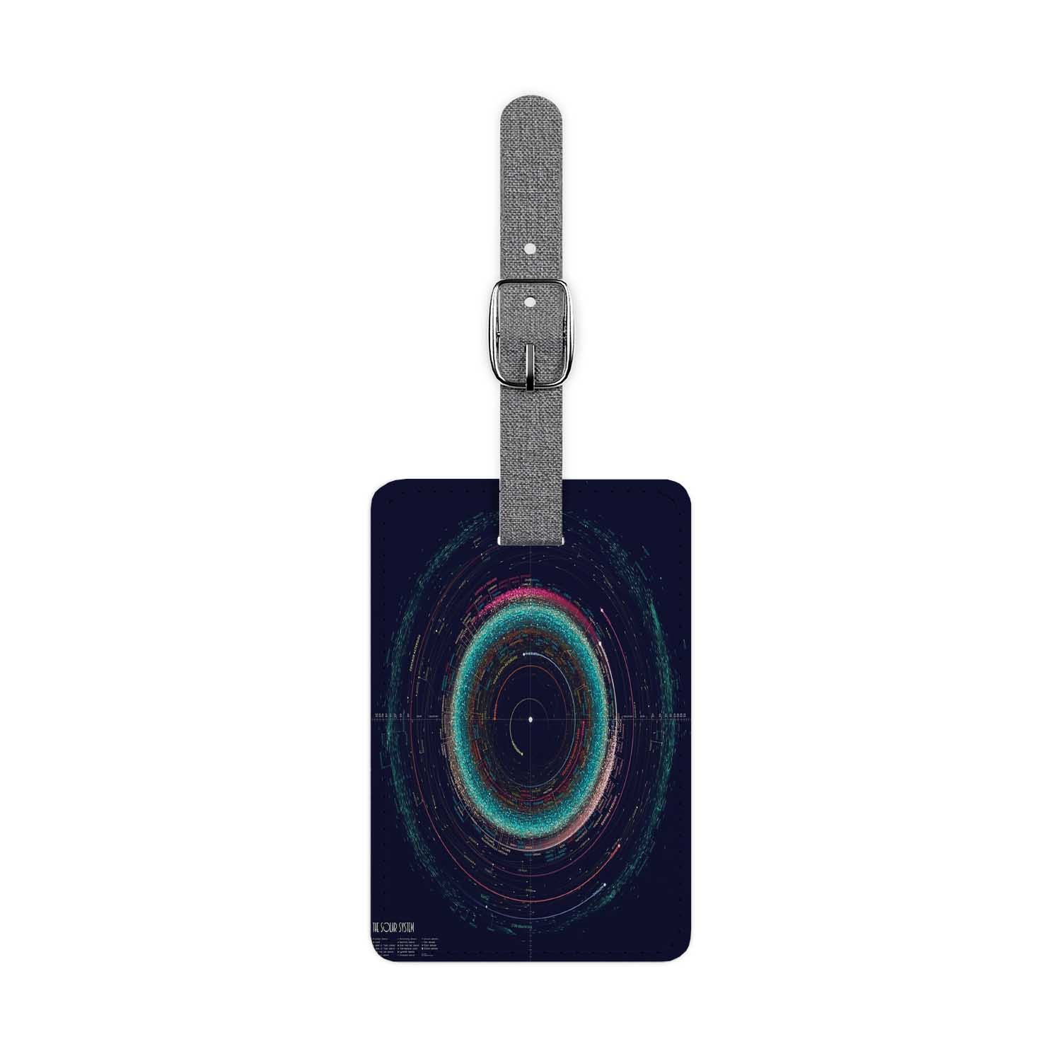 Blackdop Asteroid of the Solar System Luggage Tag