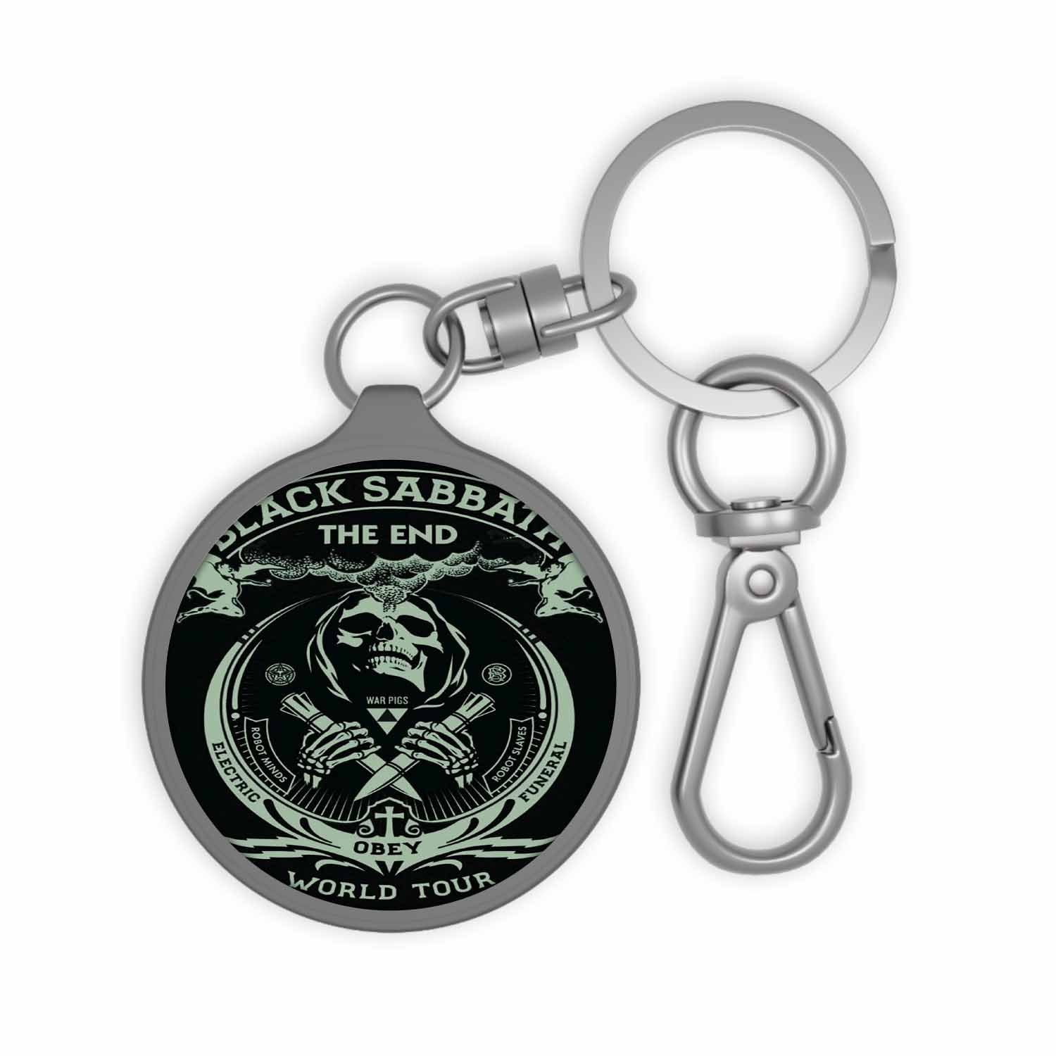 Blackdop Black Sabbath The End World Tour Keyring Tag