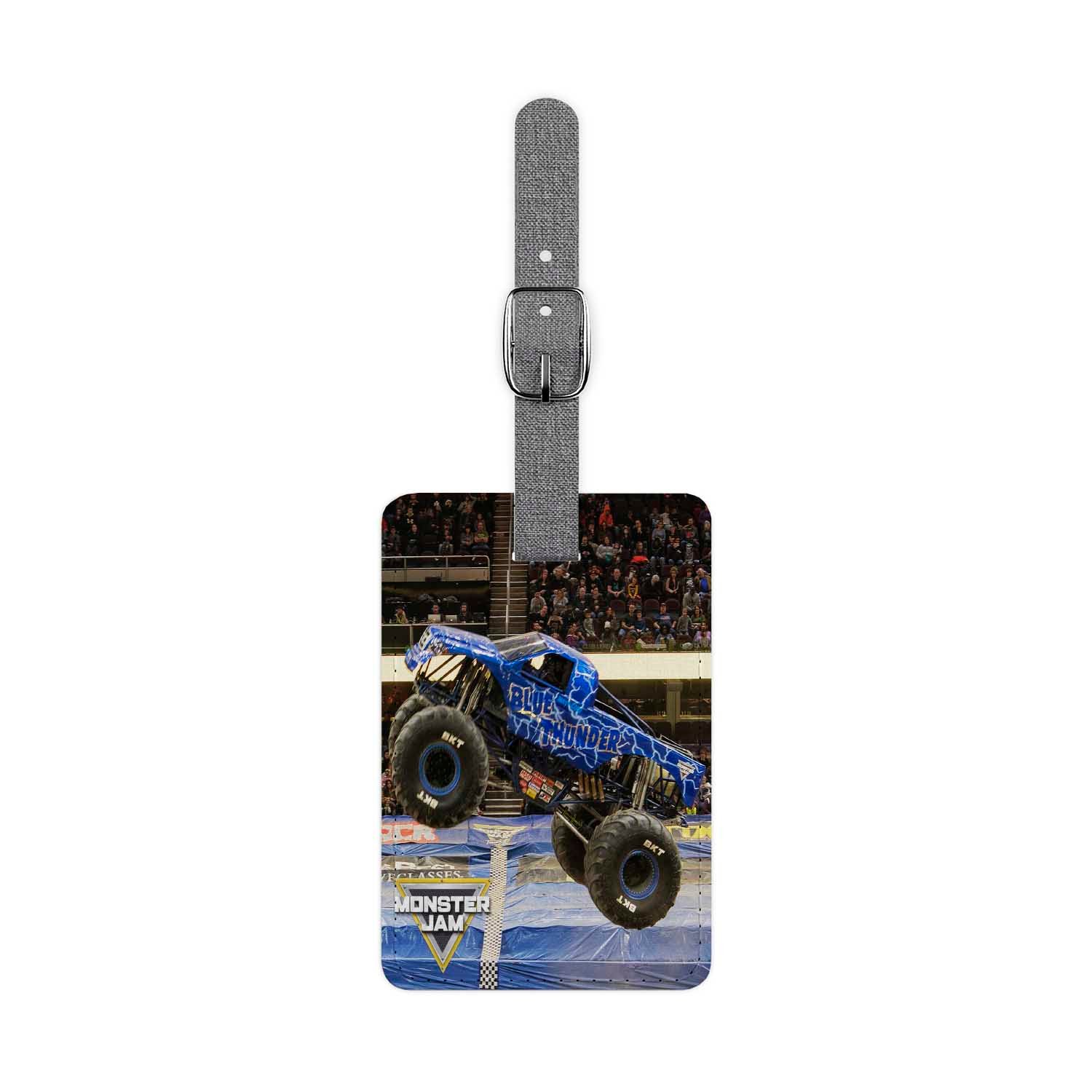 Blackdop Blue Thunder Monster Truck Luggage Tag
