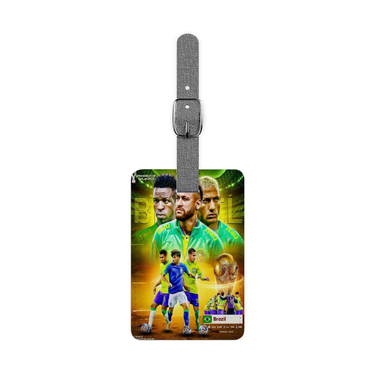 Blackdop Brazil World Cup 2022 Luggage Tag