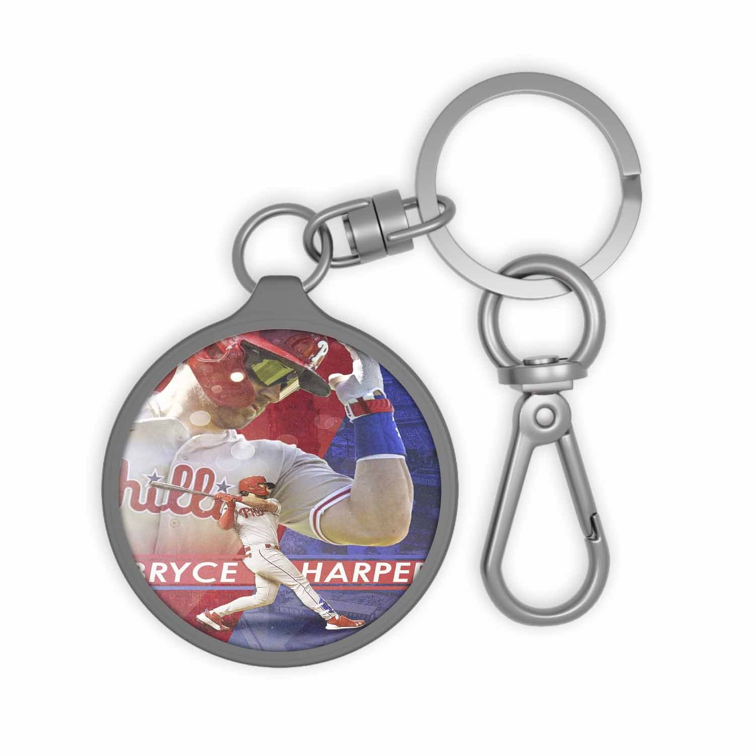 Blackdop Bryce Harper Philadelphia Phillies Keyring Tag