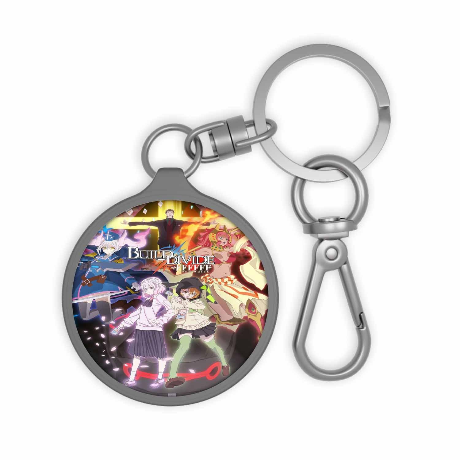 Blackdop Build Divide Keyring Tag