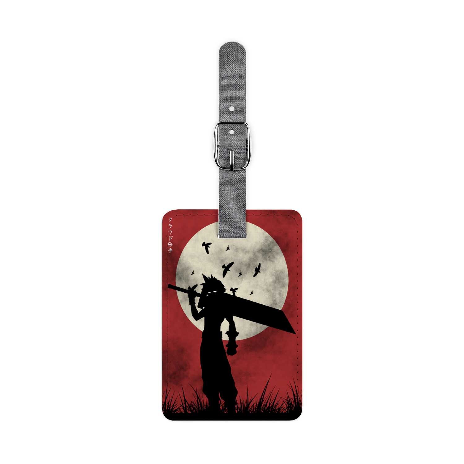 Blackdop Cloud Strife Final Fantasy Luggage Tag