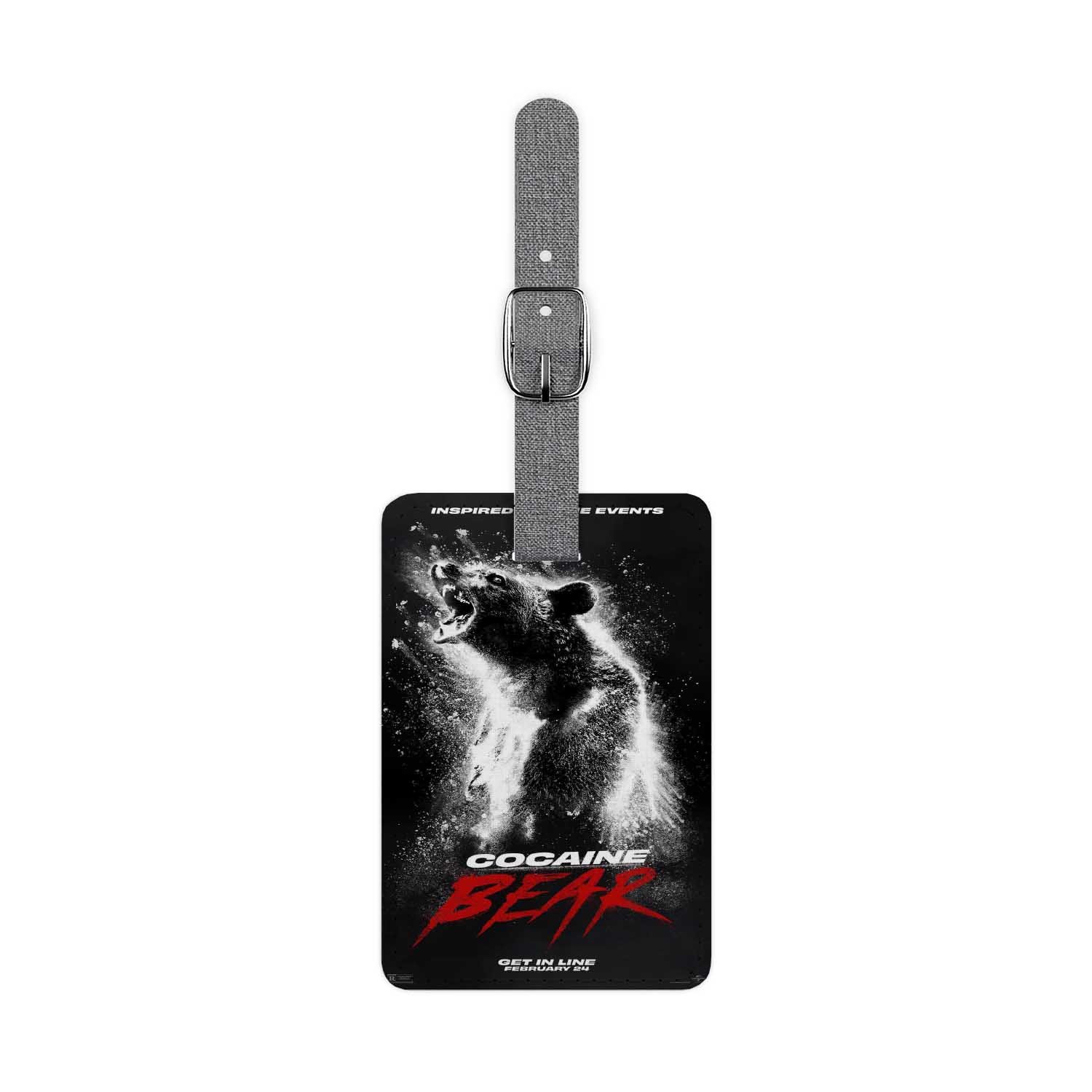 Blackdop Cocaine Bear Luggage Tag