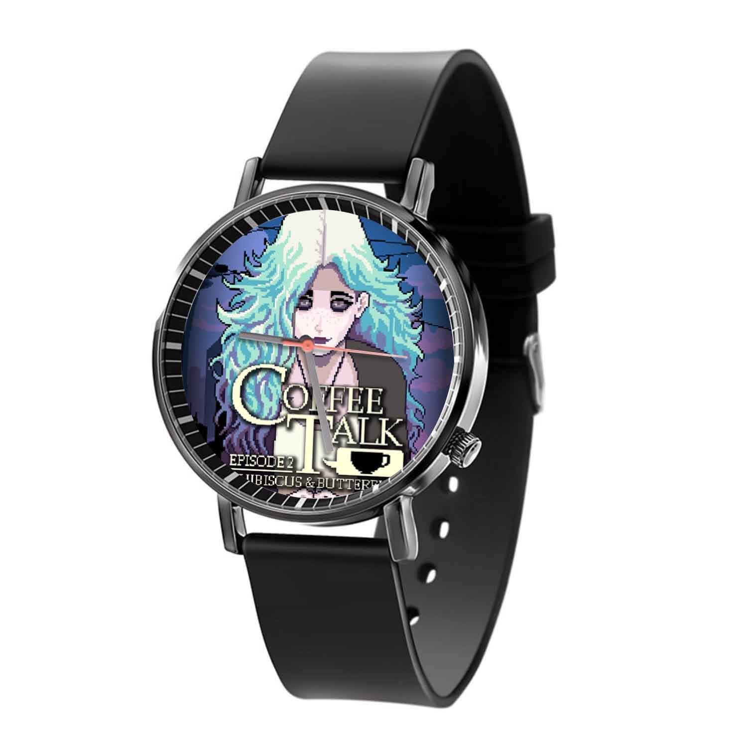 Blackdop Coffee Talk Episode 2 Hibiscus Butterfly Quartz Watch