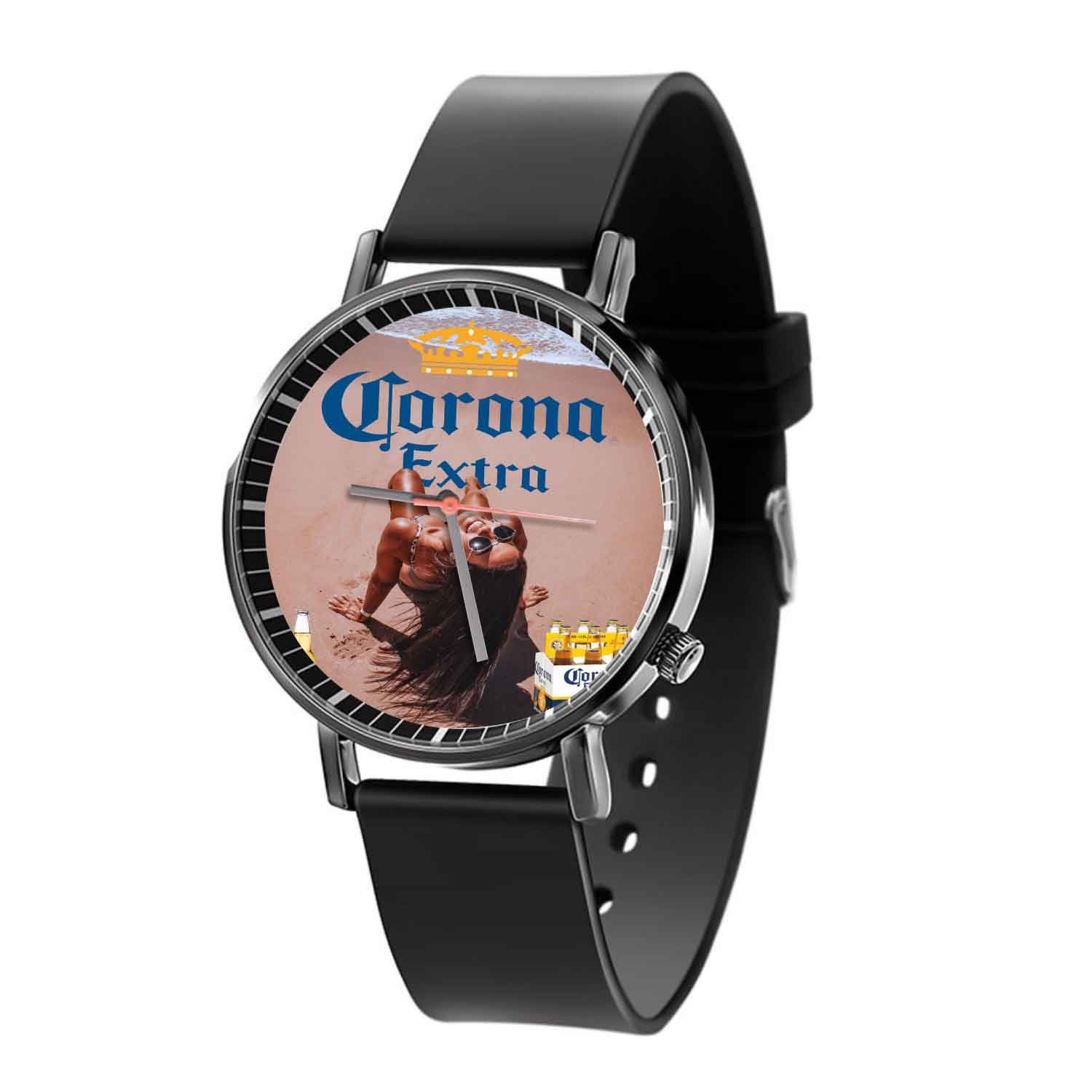 Blackdop Corona Extra Beer Poster Girl Quartz Watch