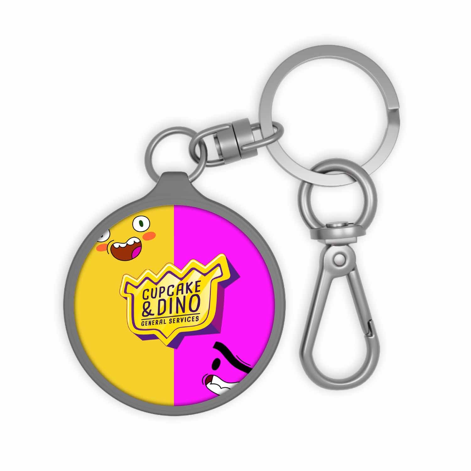 Blackdop Cupcake and Dino General Services Keyring Tag