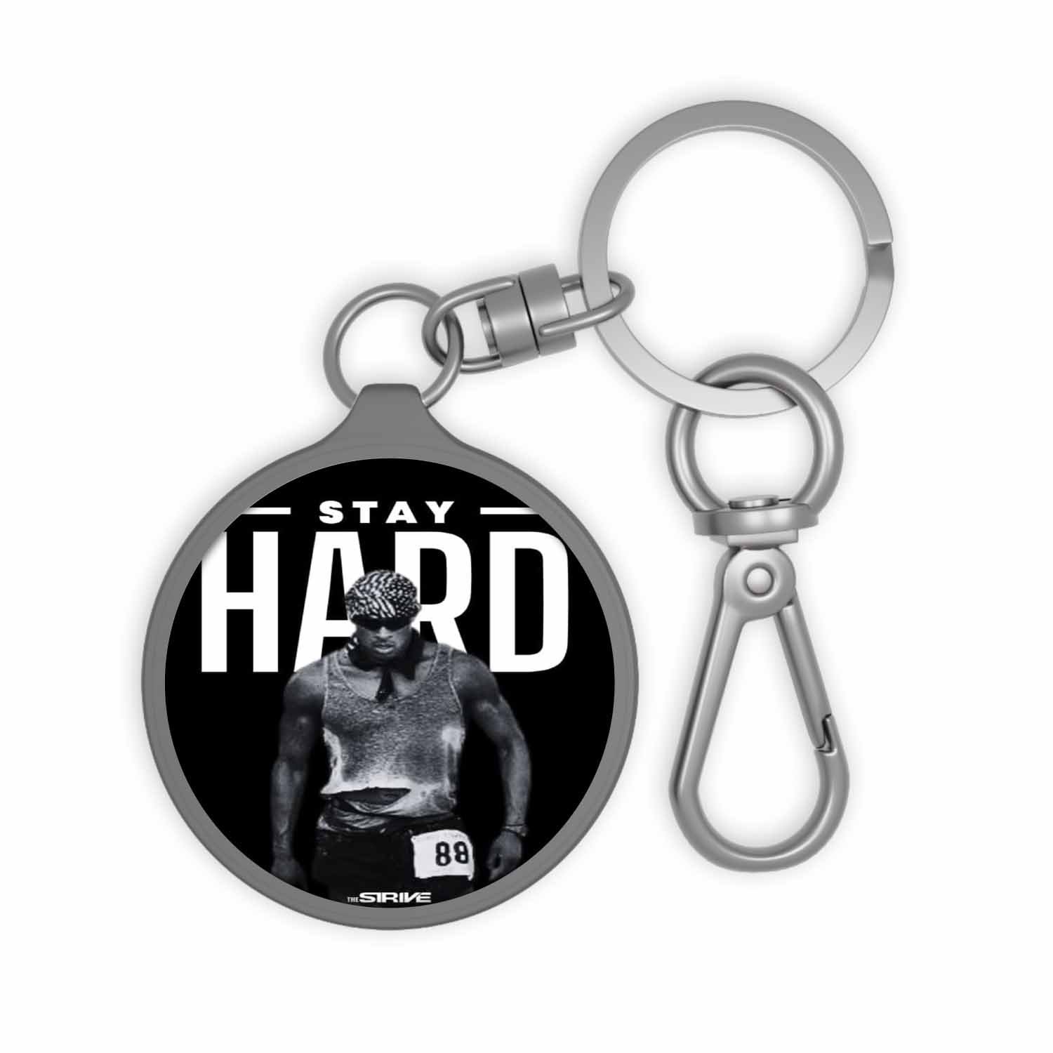 Blackdop David Goggins Stay Hard Quotes Keyring Tag