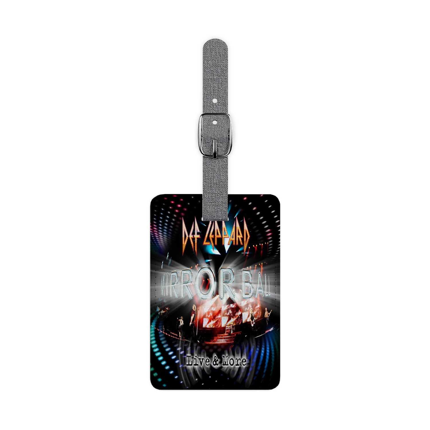Blackdop Def Leppard Mirror Ball Live More 2011 Luggage Tag
