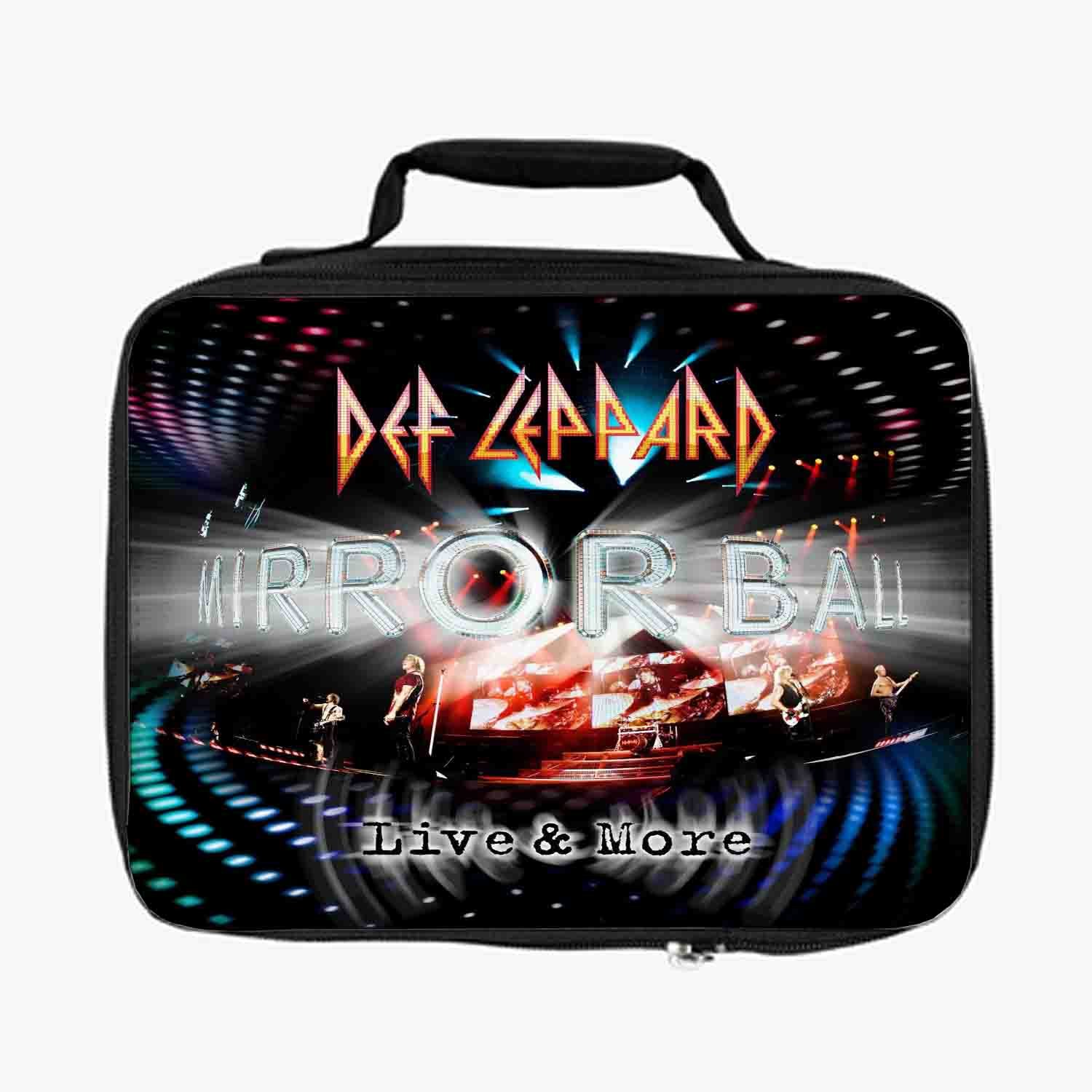 Blackdop Def Leppard Mirror Ball Live More 2011 Lunch Bag