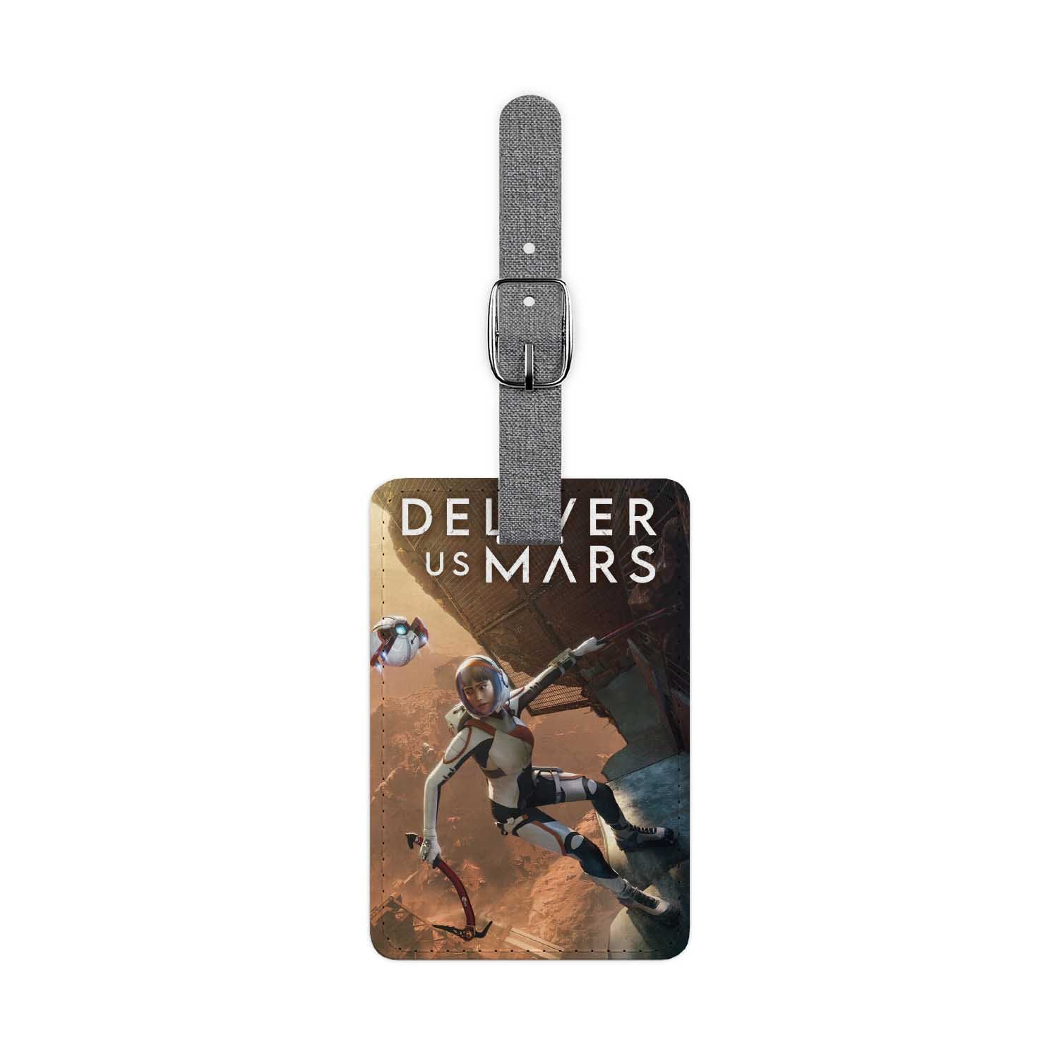 Blackdop Deliver Us Mars Luggage Tag