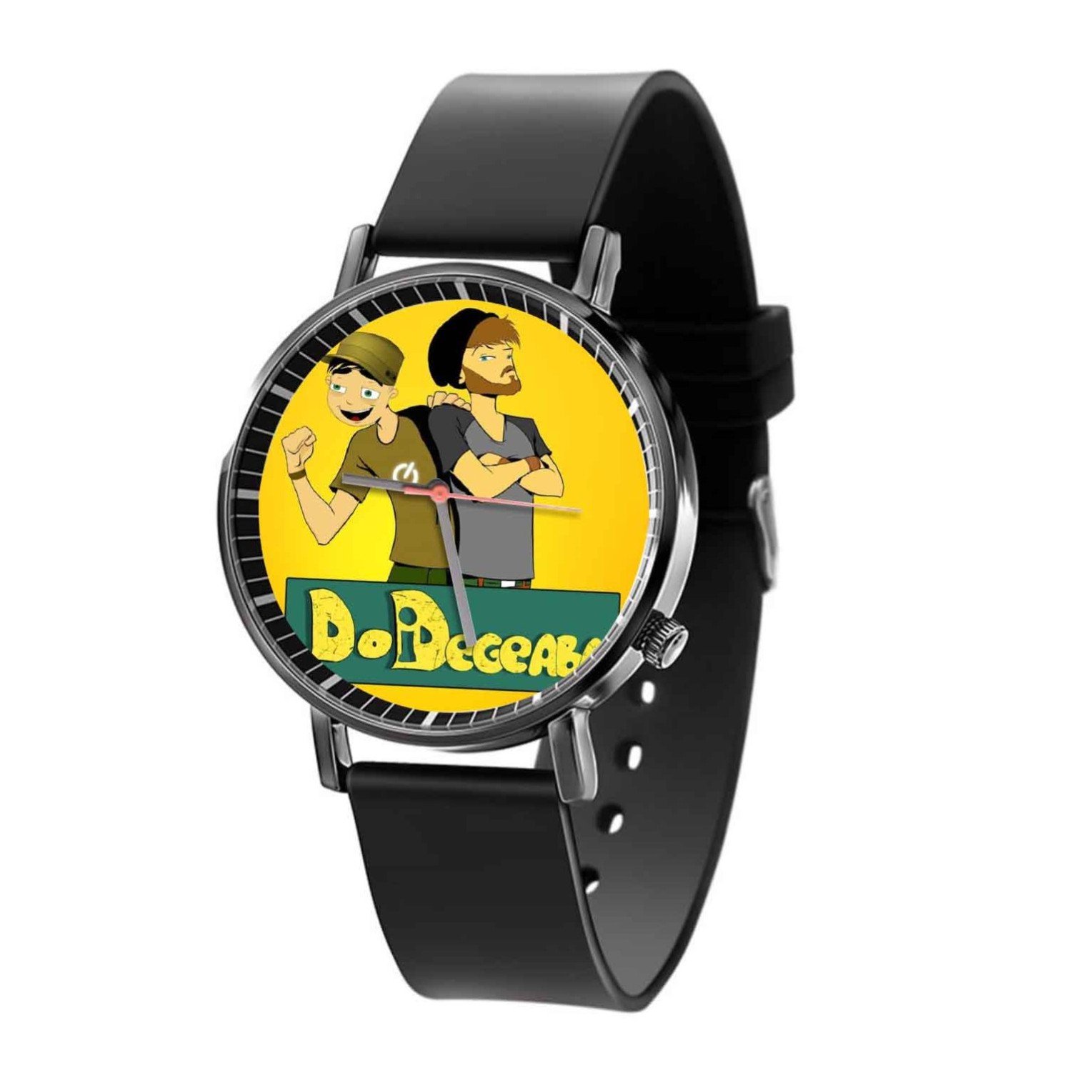 Blackdop Doi Degeaba Quartz Watch