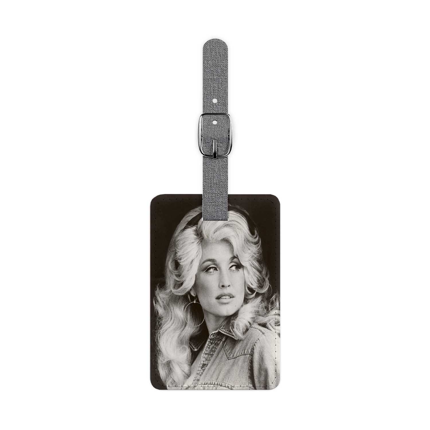 Blackdop Dolly Parton Vintage Luggage Tag