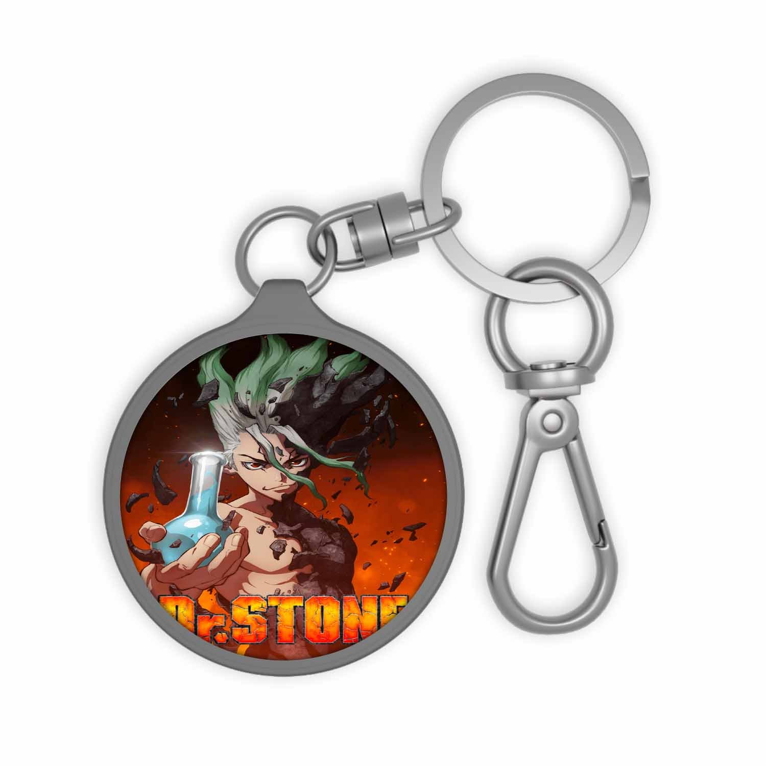 Blackdop Dr Stone Keyring Tag