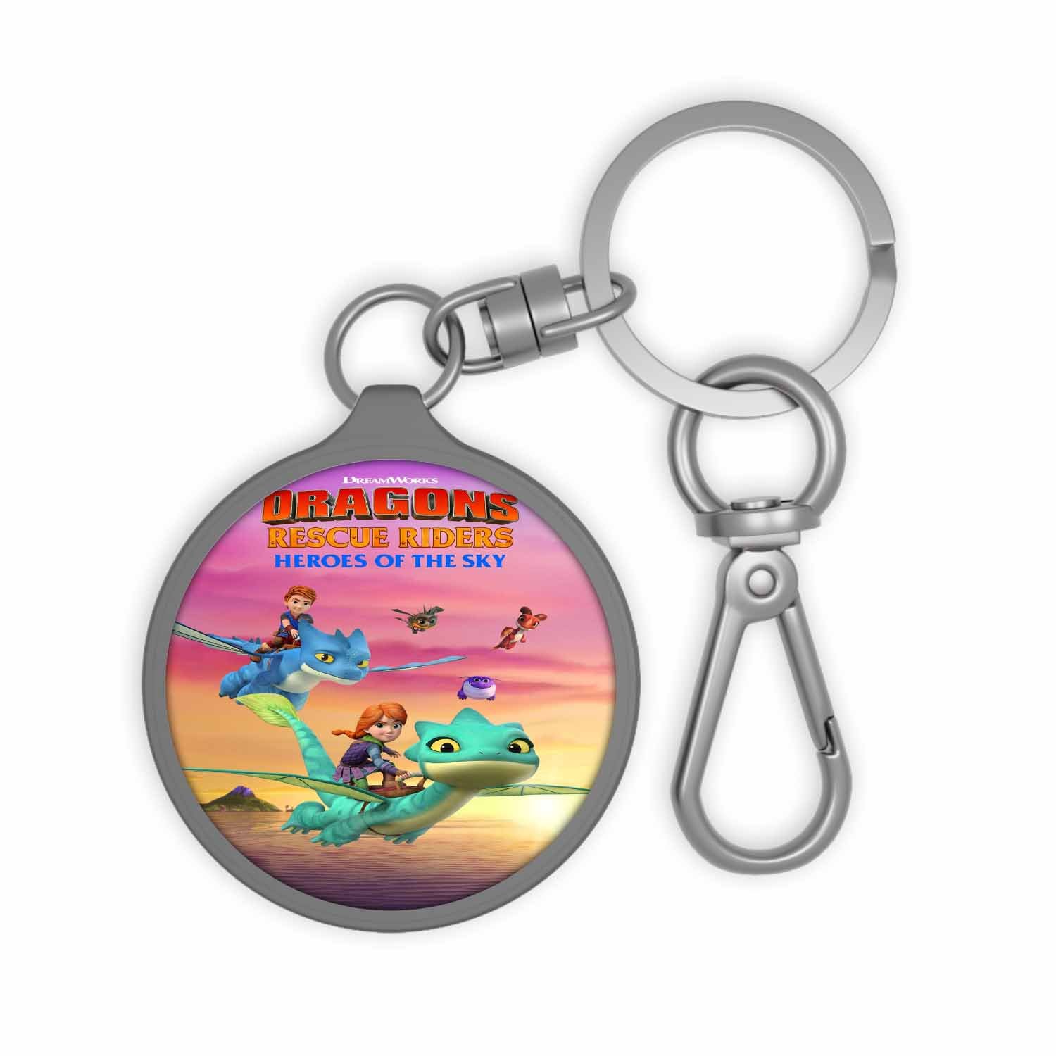 Blackdop Dragons Rescue Riders Keyring Tag