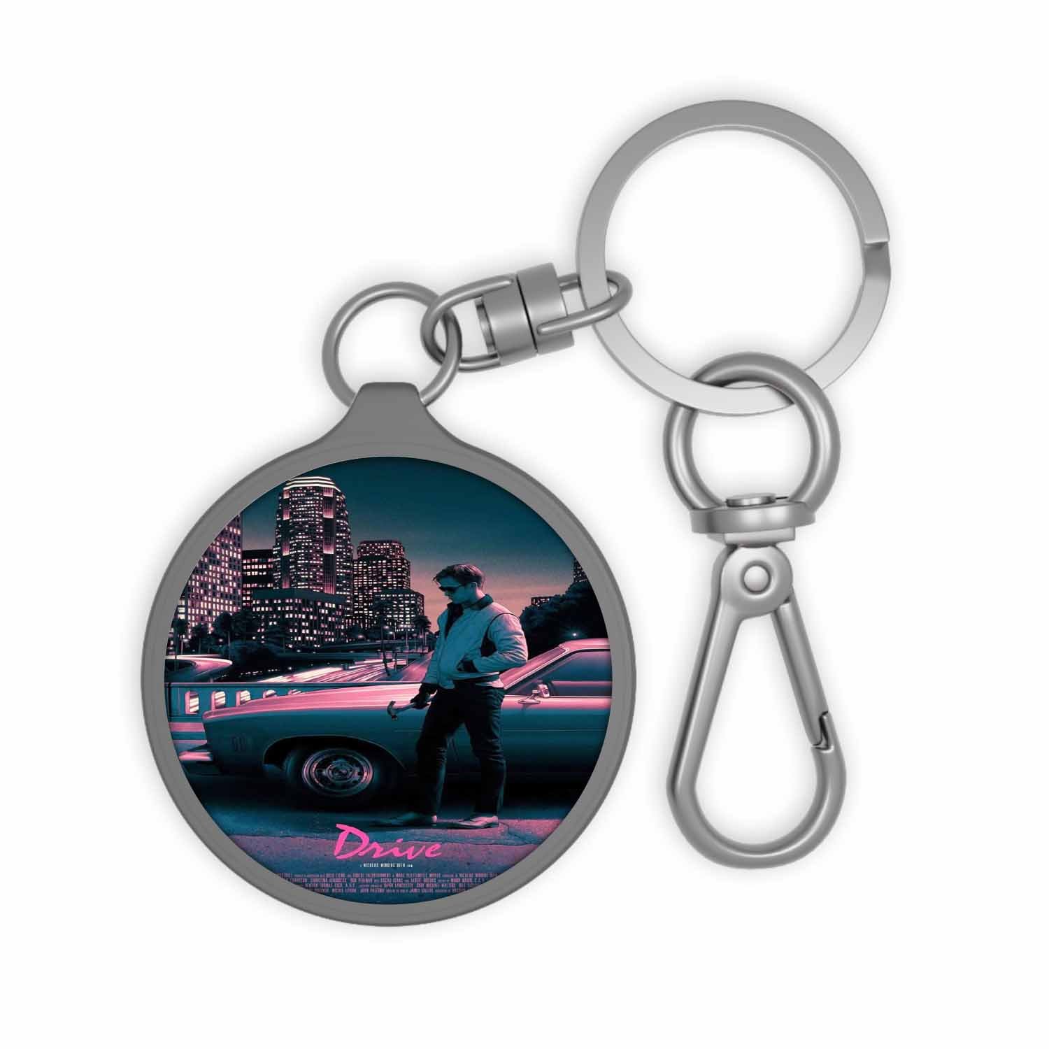 Blackdop Drive Movie Ryan Gosling Keyring Tag