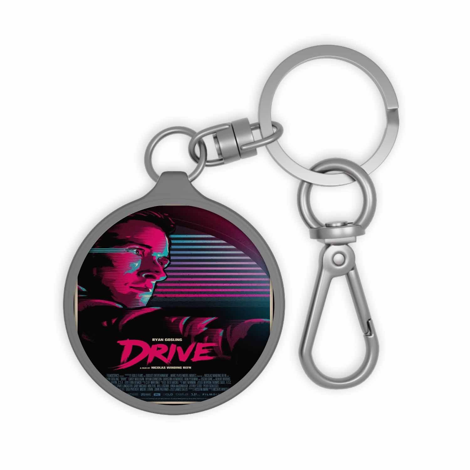 Blackdop Drive Ryan Gosling Keyring Tag