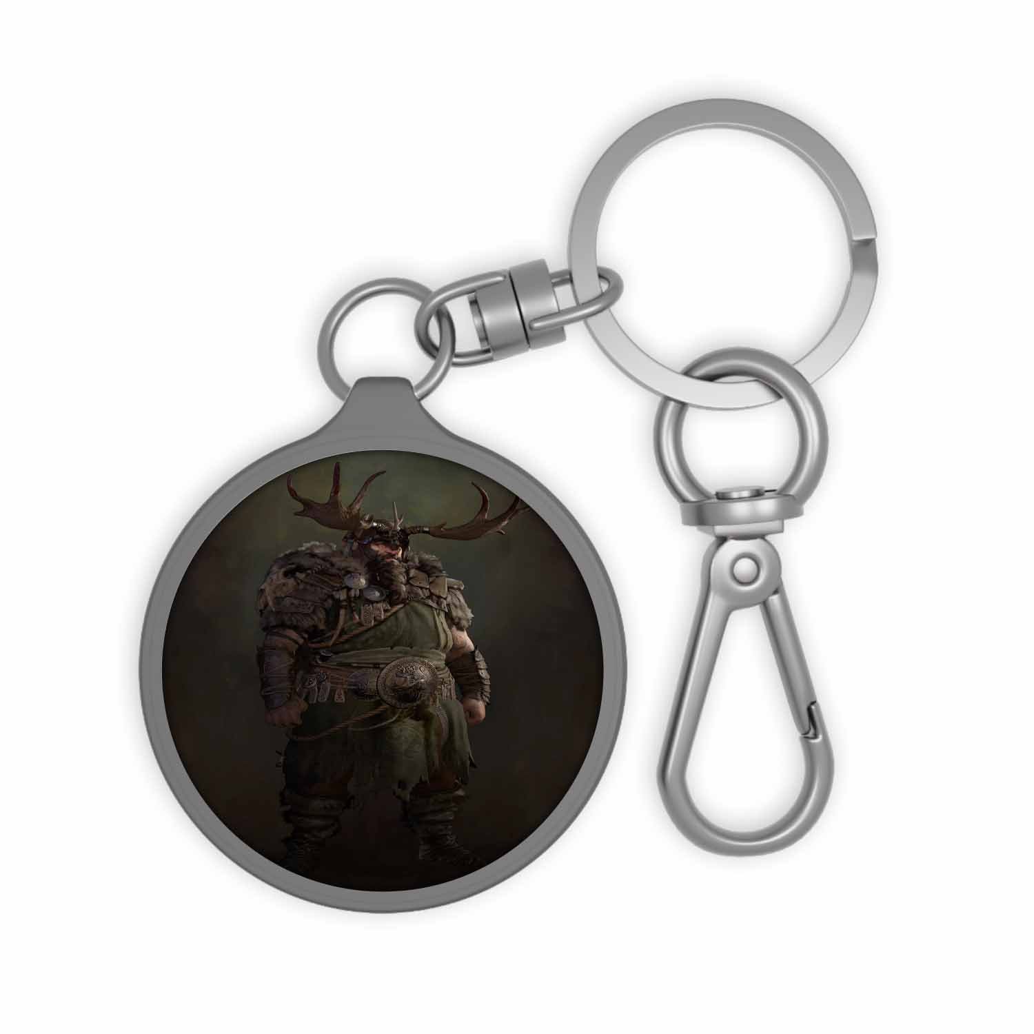 Blackdop Druid Diablo IV Keyring Tag