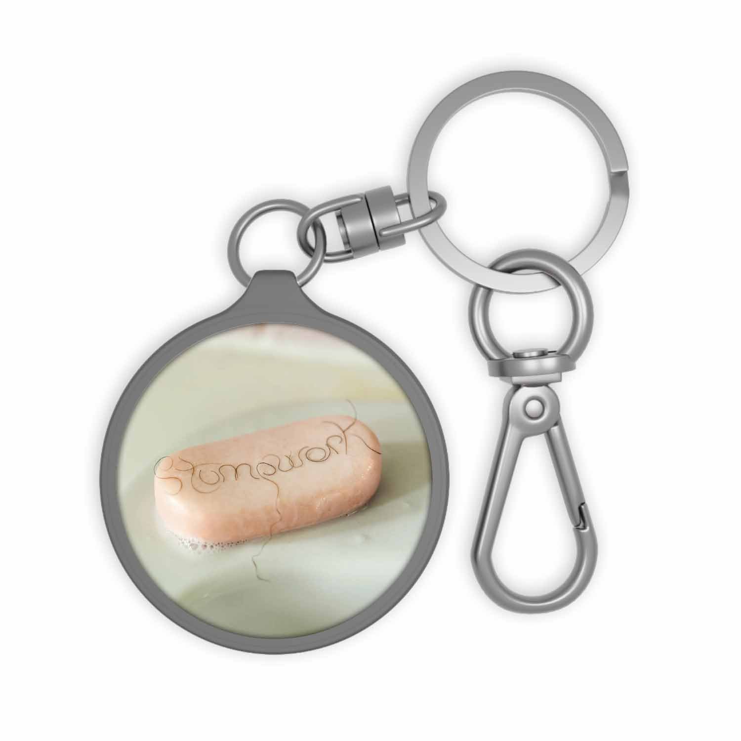 Blackdop Dry Cleaning Stumpwork Keyring Tag