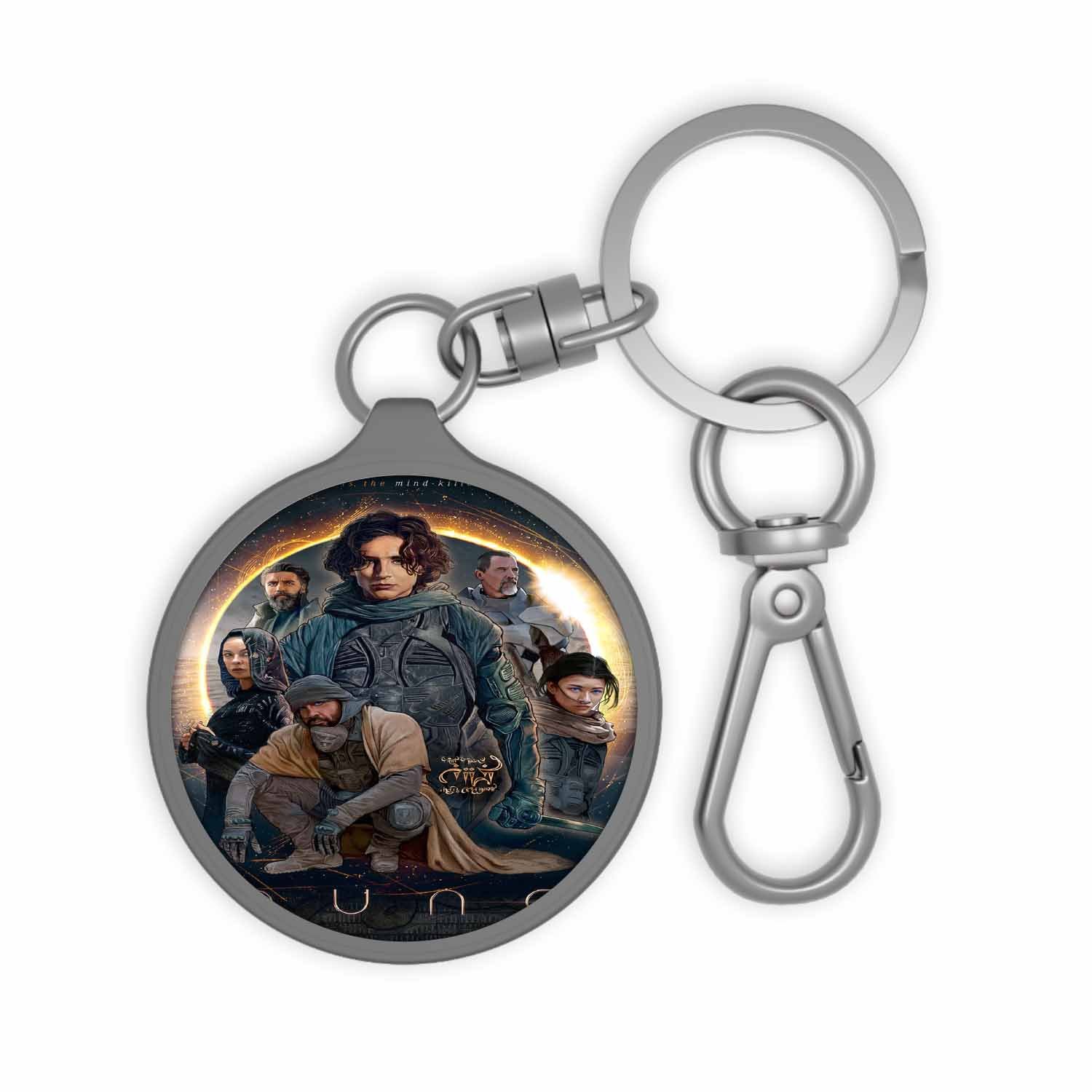 Blackdop Dune Fear is The Mind Killer Keyring Tag