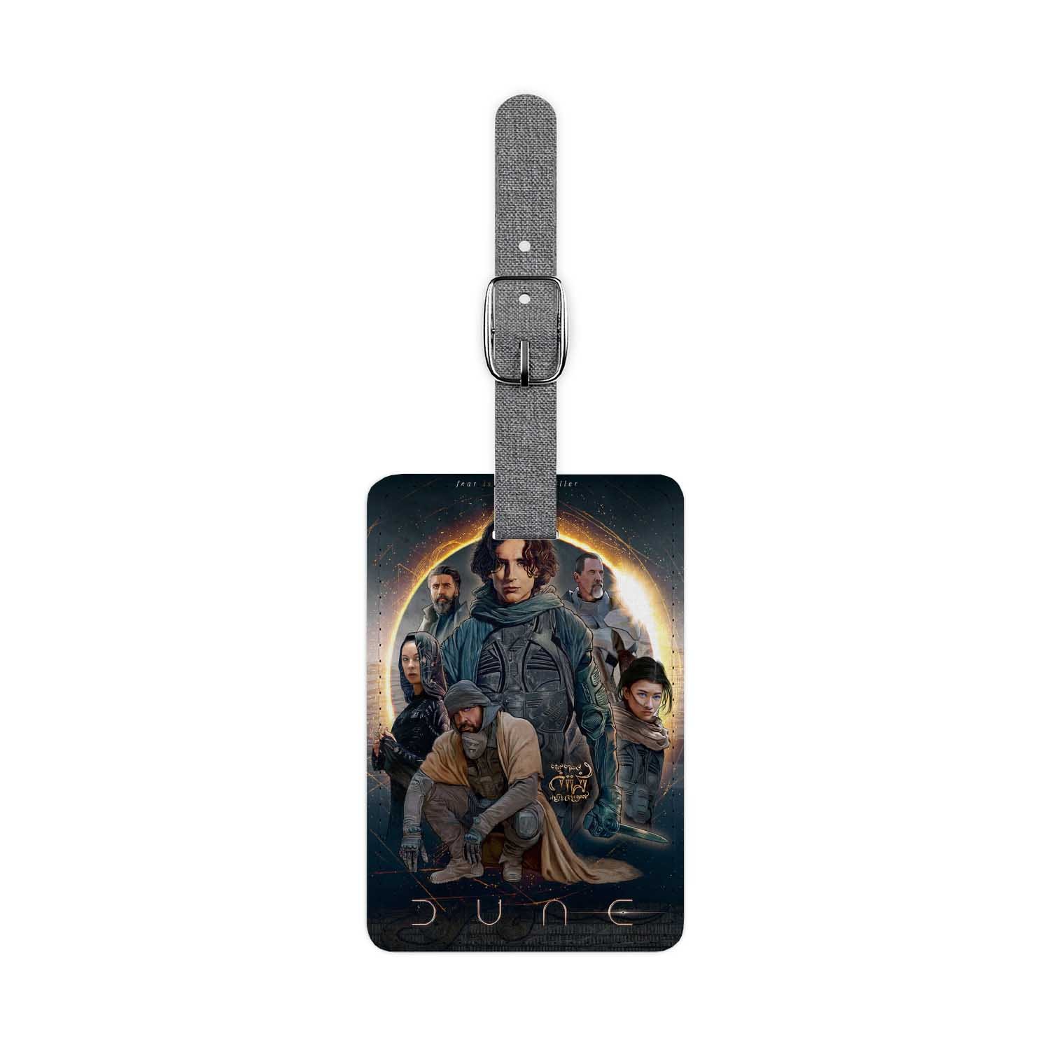 Blackdop Dune Fear is The Mind Killer Luggage Tag