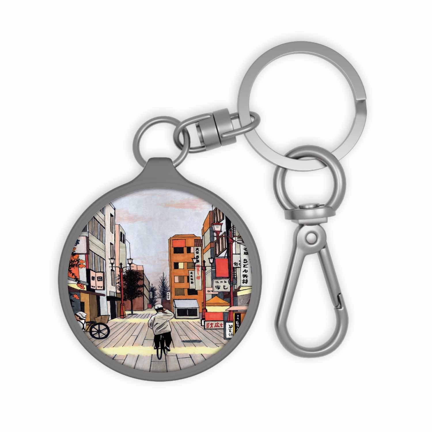 Blackdop Early Morning Ride Japan Keyring Tag