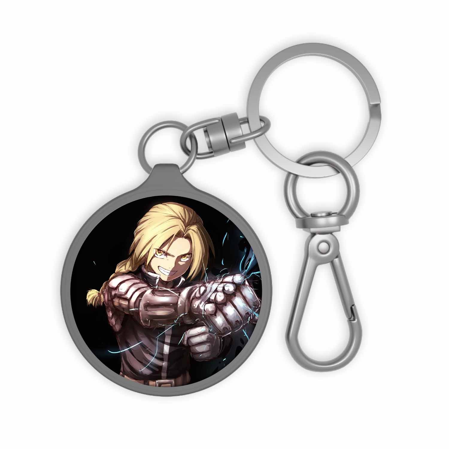 Blackdop Edward Elric Fullmetal Alchemist Keyring Tag