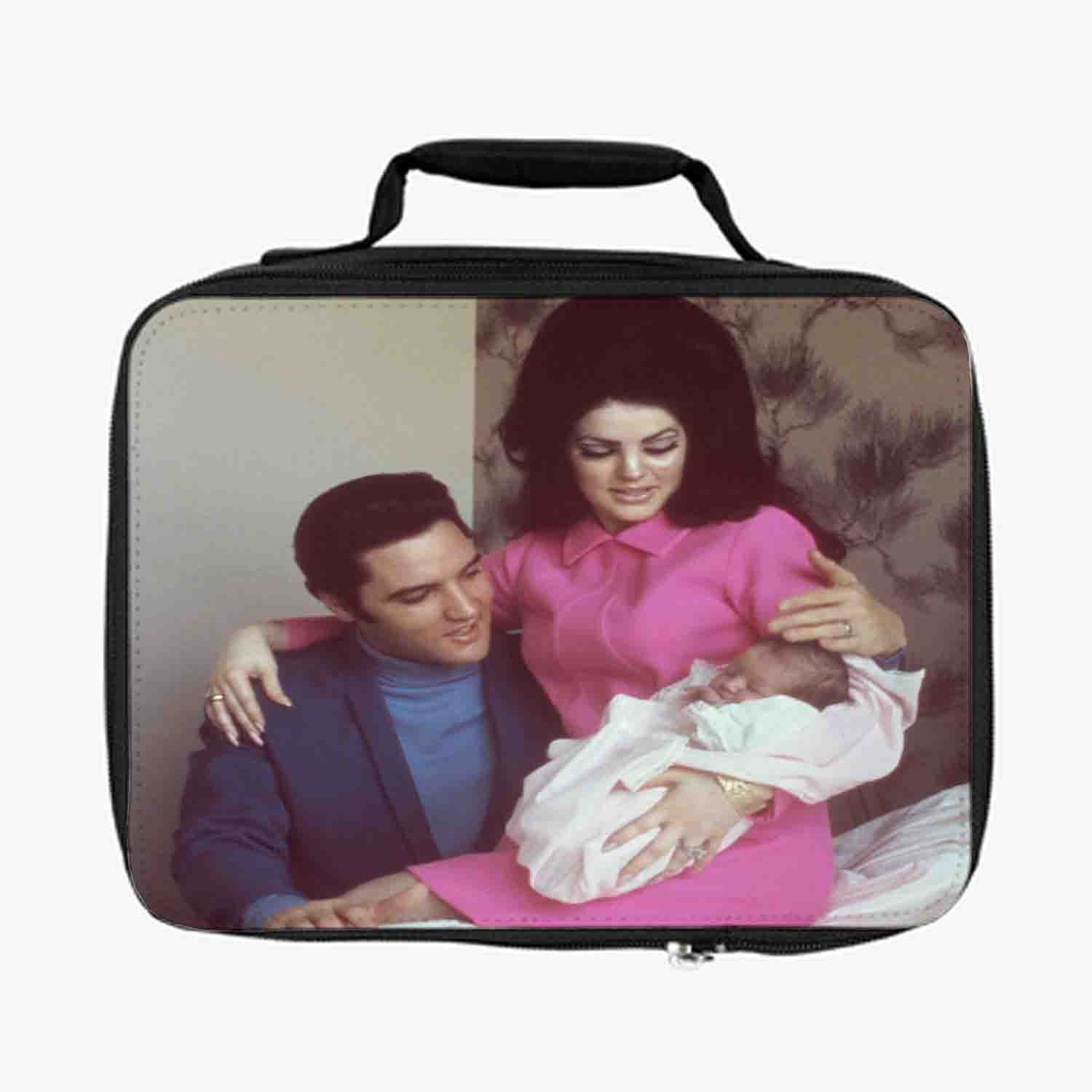 Blackdop Elvis Presley and Priscilla Lunch Bag