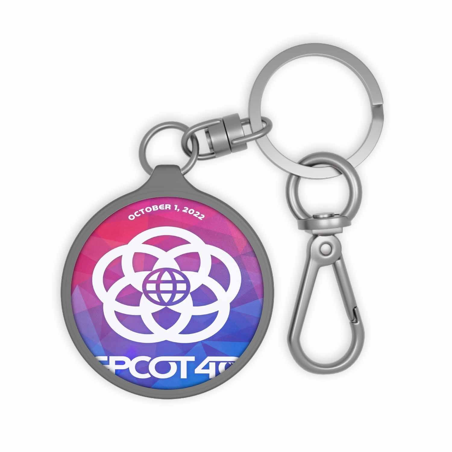 Blackdop Epcot 40th Keyring Tag