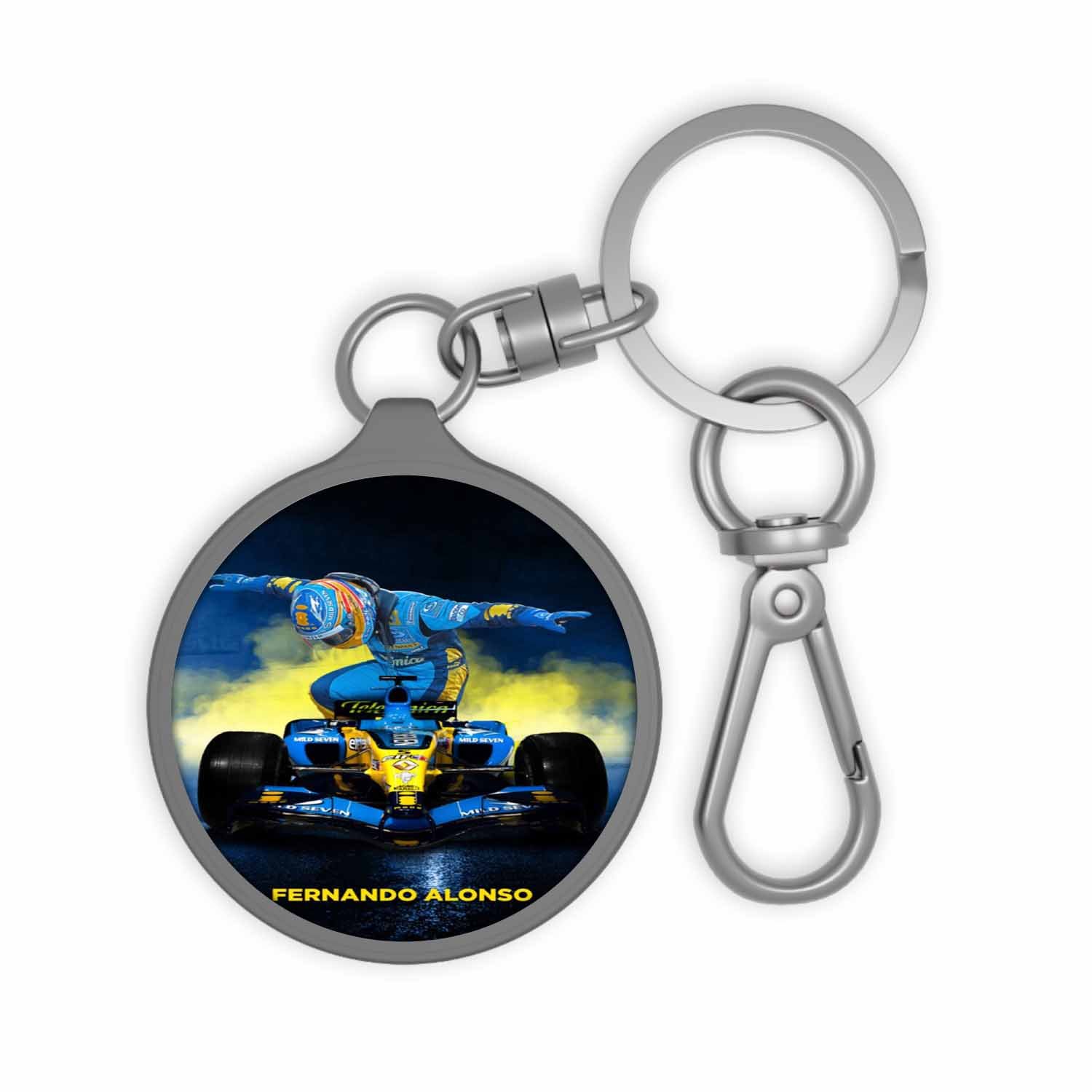 Blackdop Fernando Alonso F1 Keyring Tag