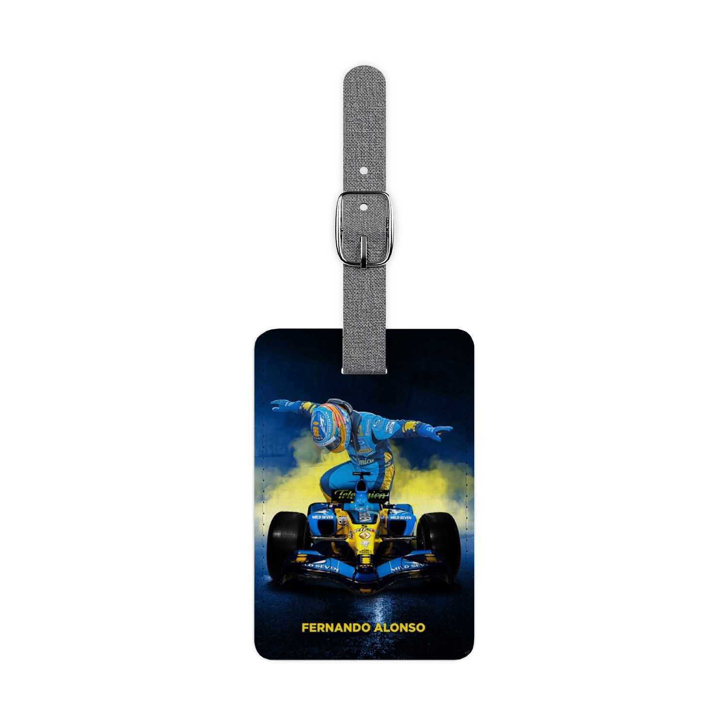 Blackdop Fernando Alonso F1 Luggage Tag