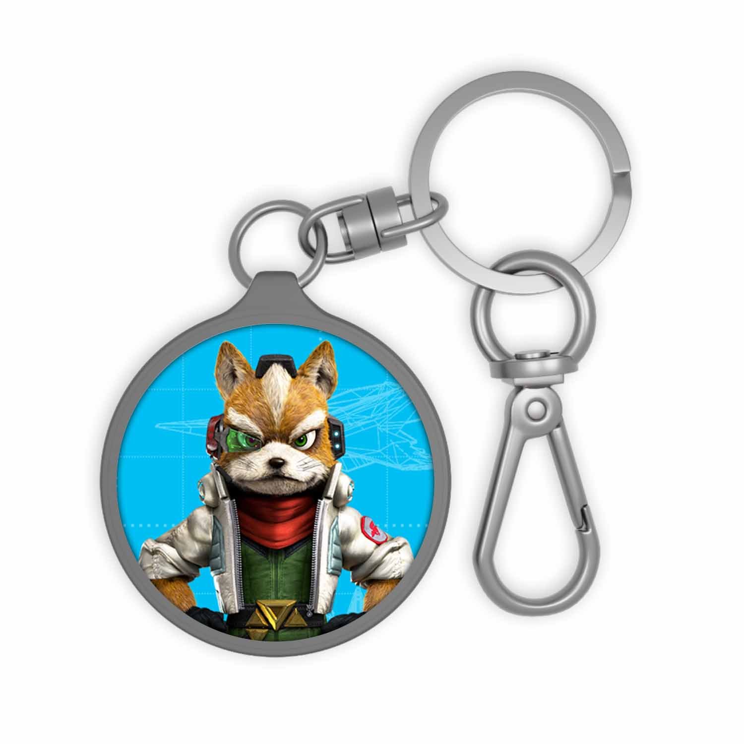 Blackdop Fox McCloud Keyring Tag
