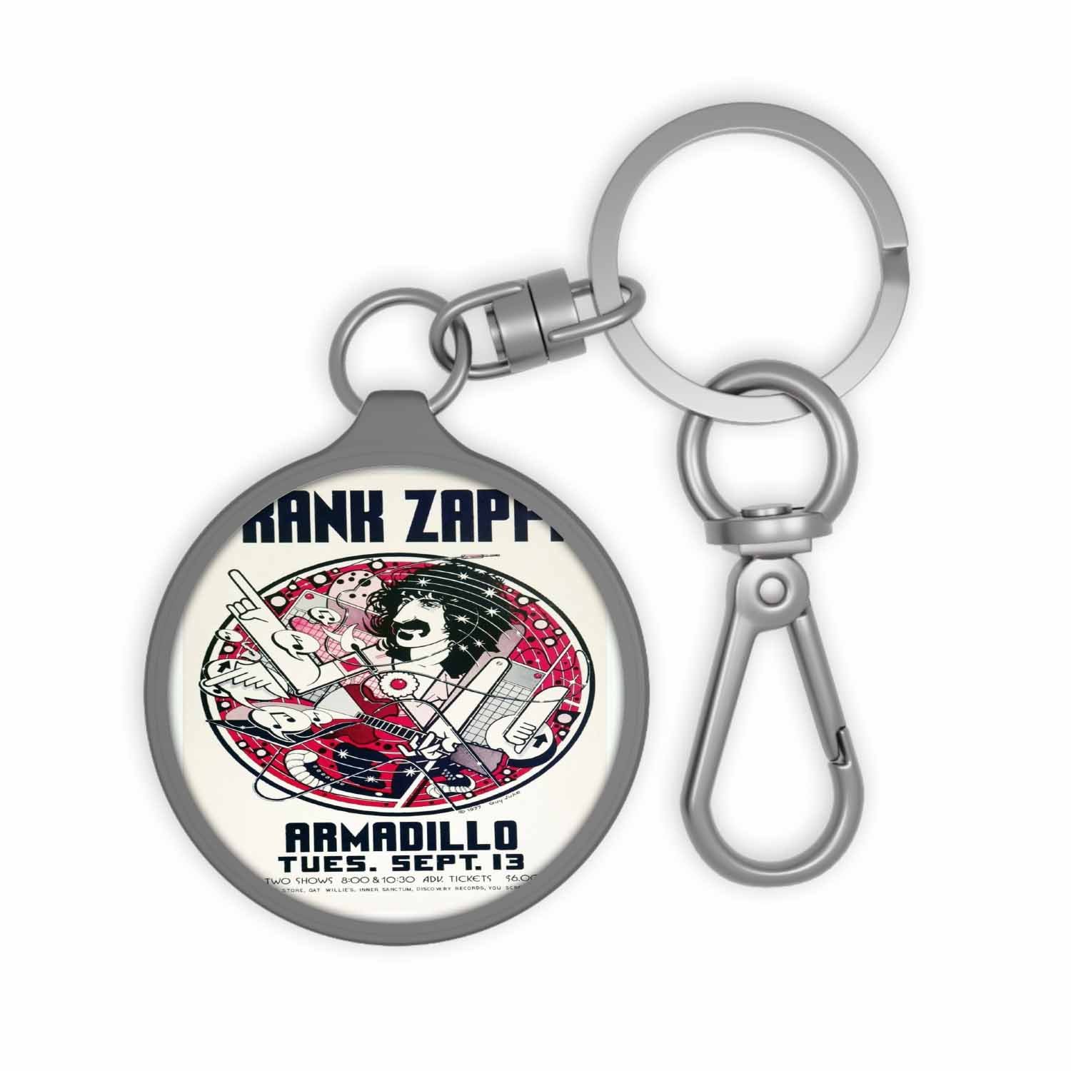 Blackdop Frank Zappa Armadillo Keyring Tag