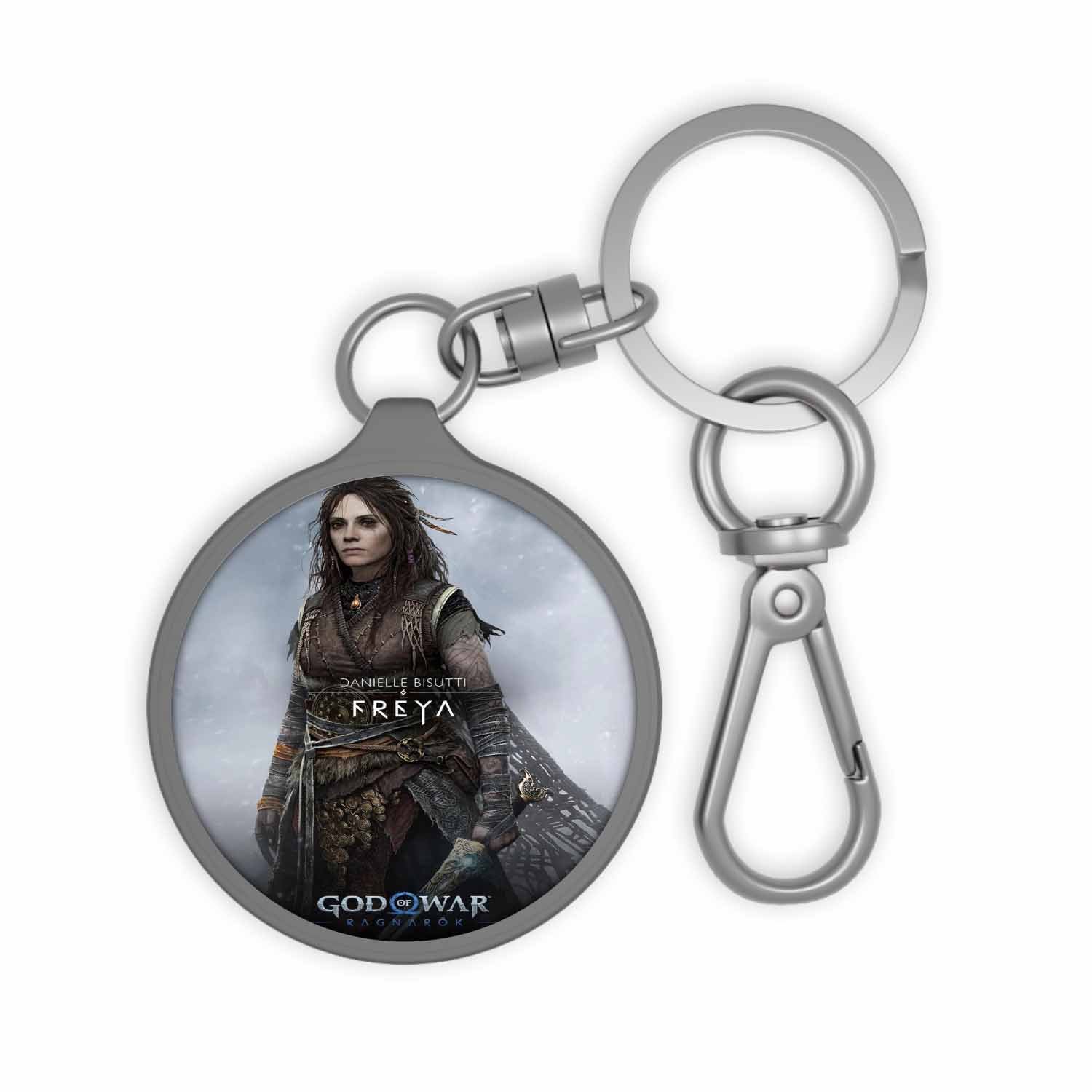 Blackdop Freya God Of War Ragnarok Keyring Tag