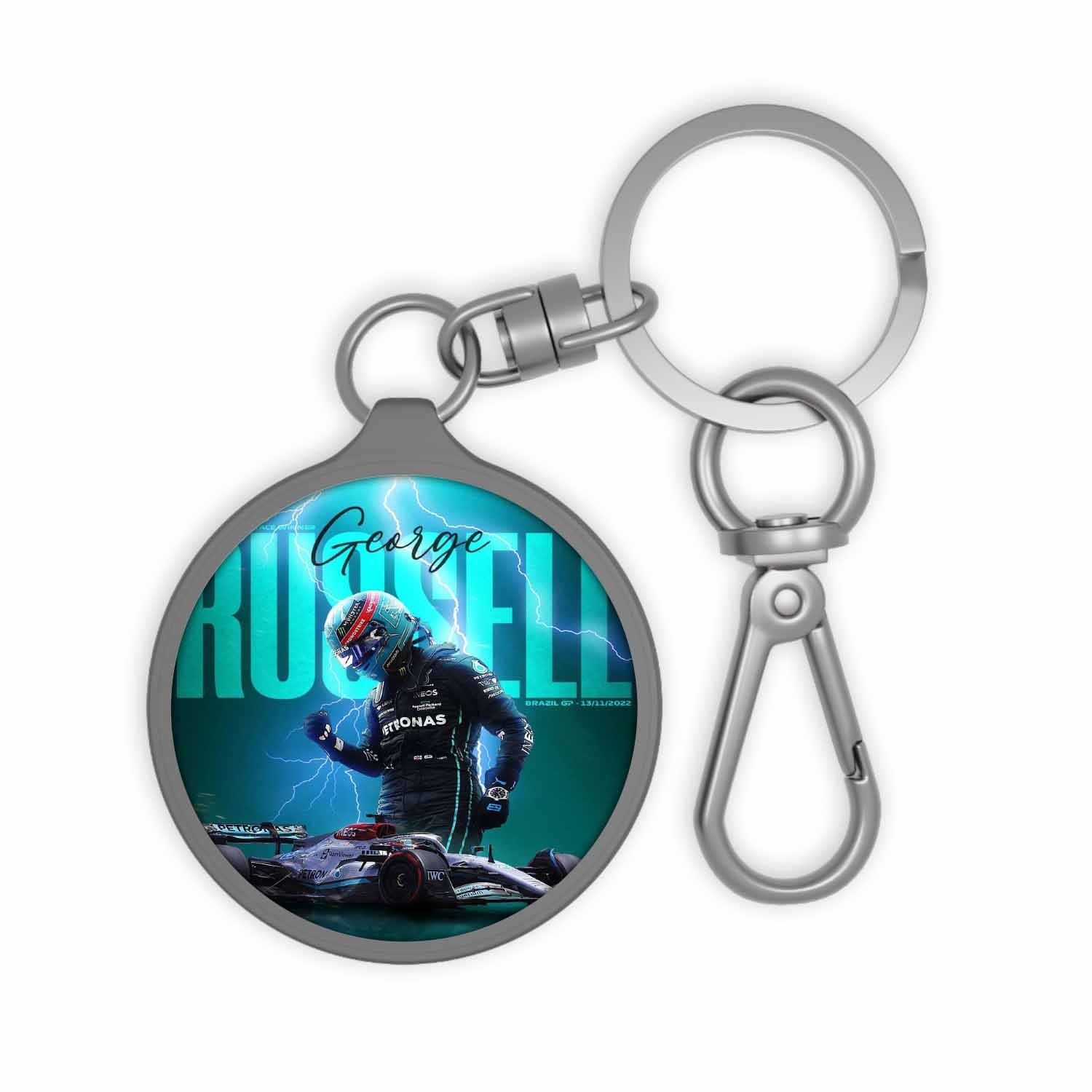 Blackdop George Russell Keyring Tag