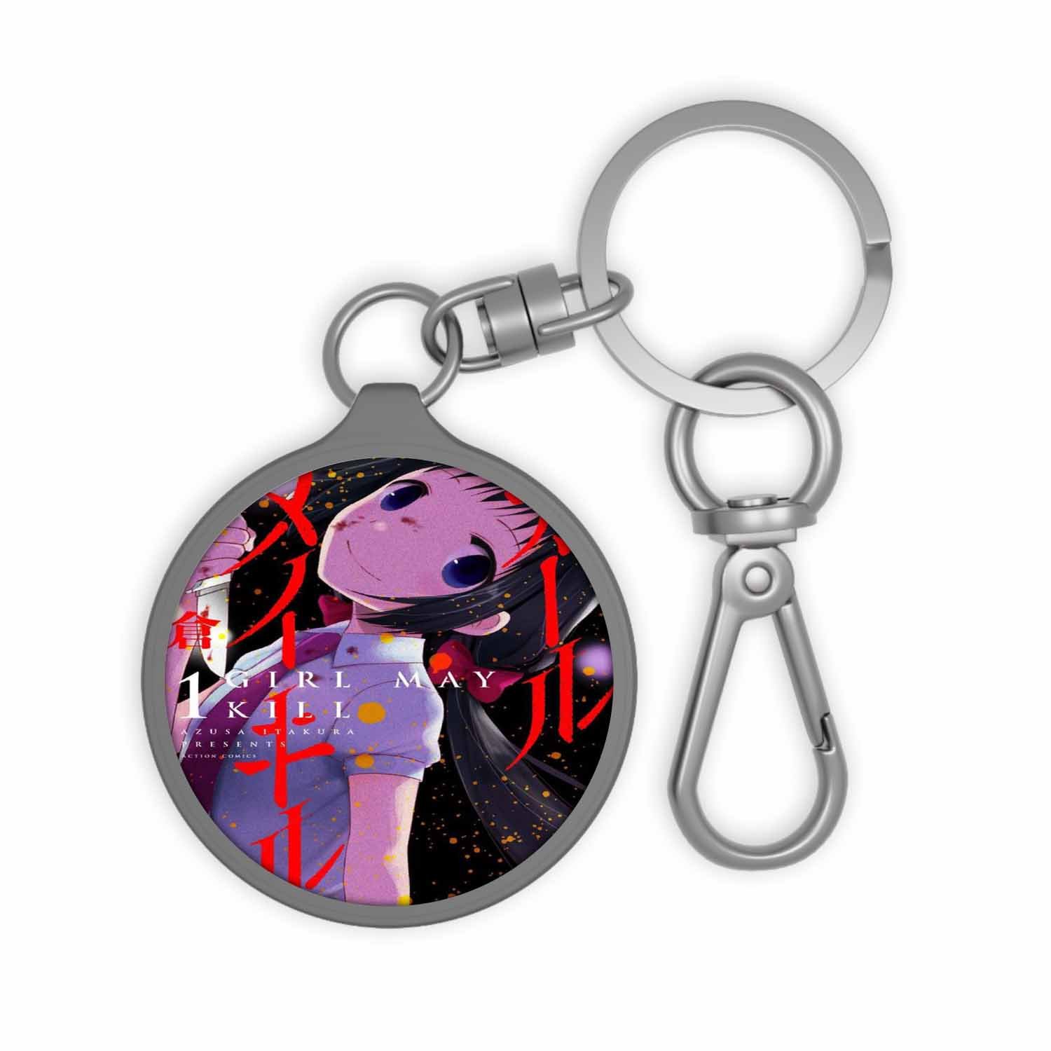 Blackdop Girl May Kill Keyring Tag