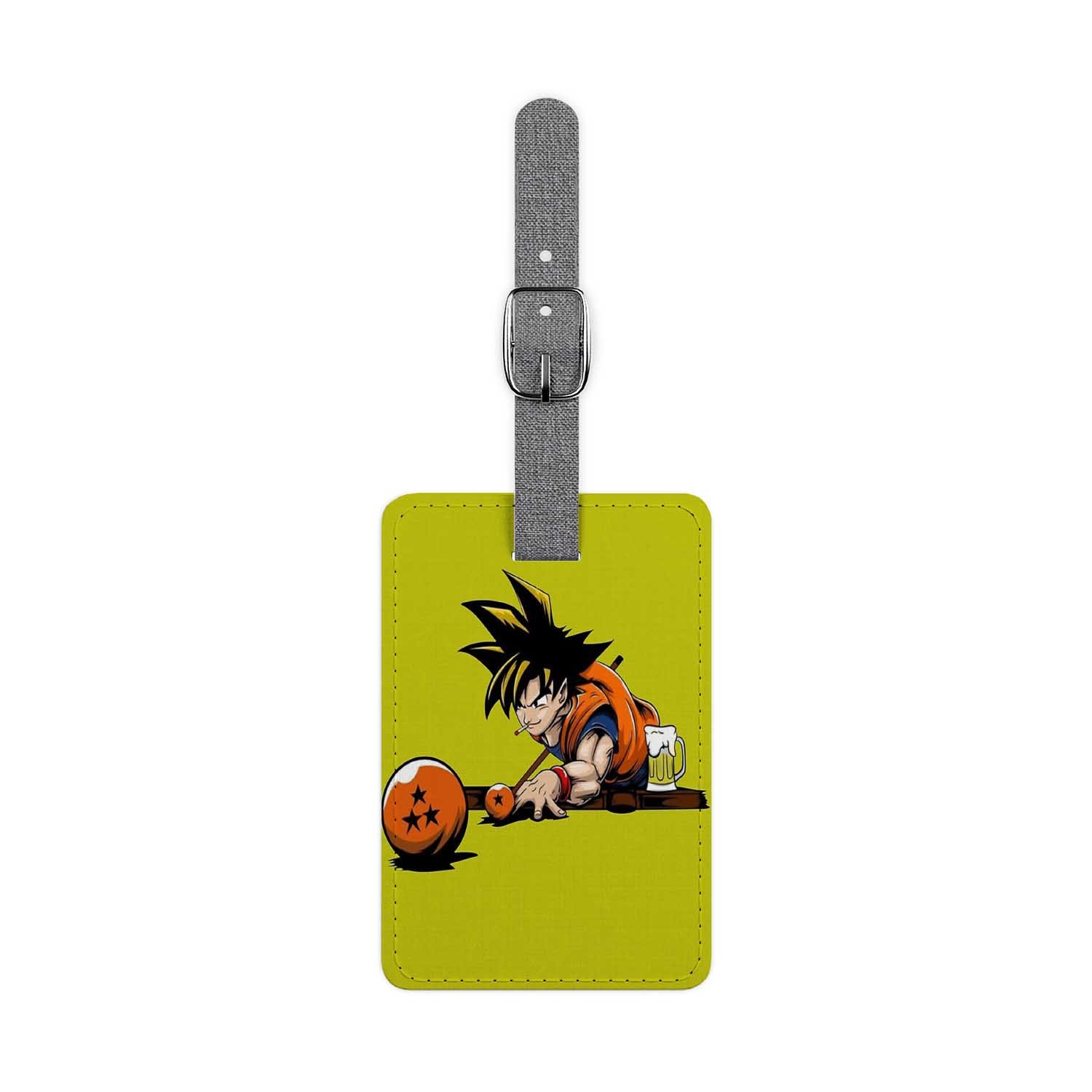 Blackdop Goku Play Billiards Luggage Tag