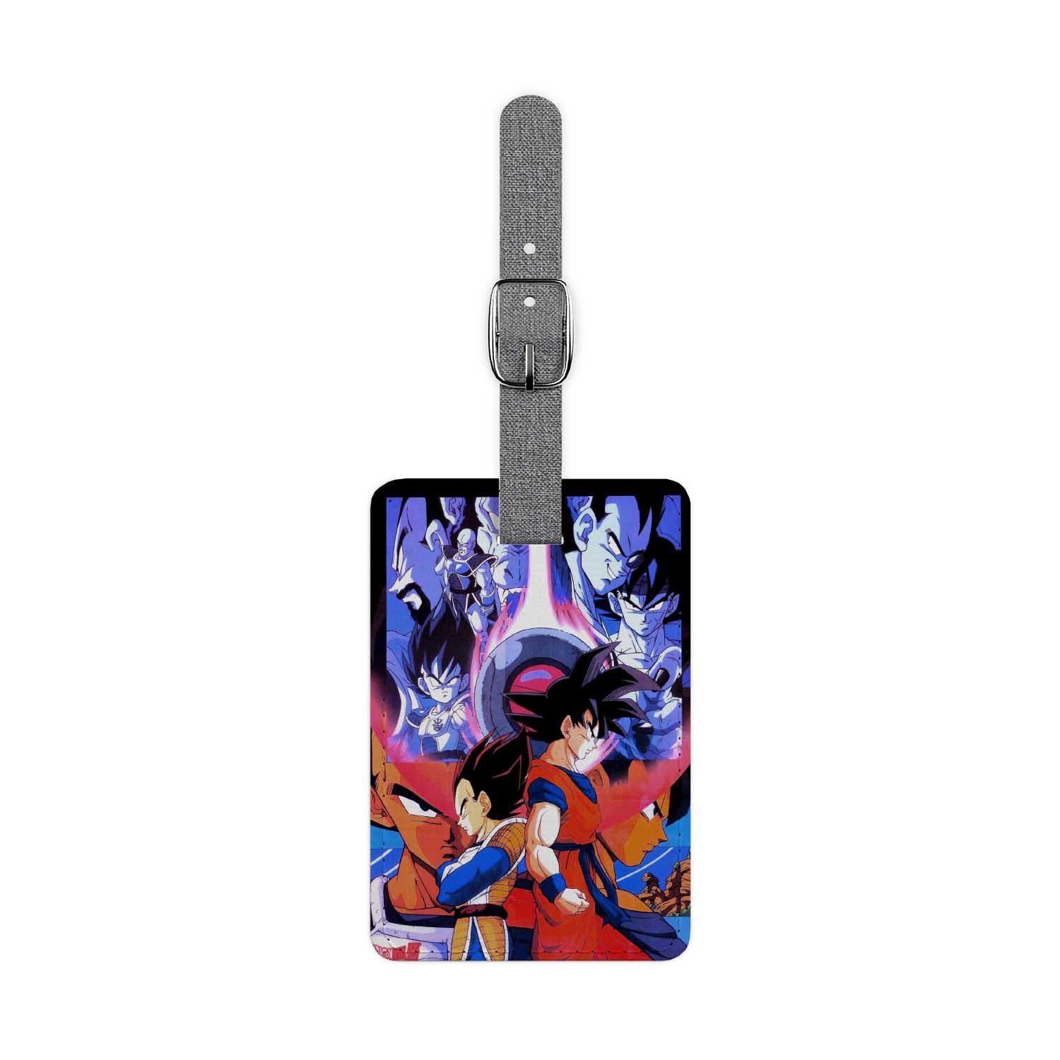 Blackdop Goku and Vegeta Dragon Ball Z Vintage Luggage Tag