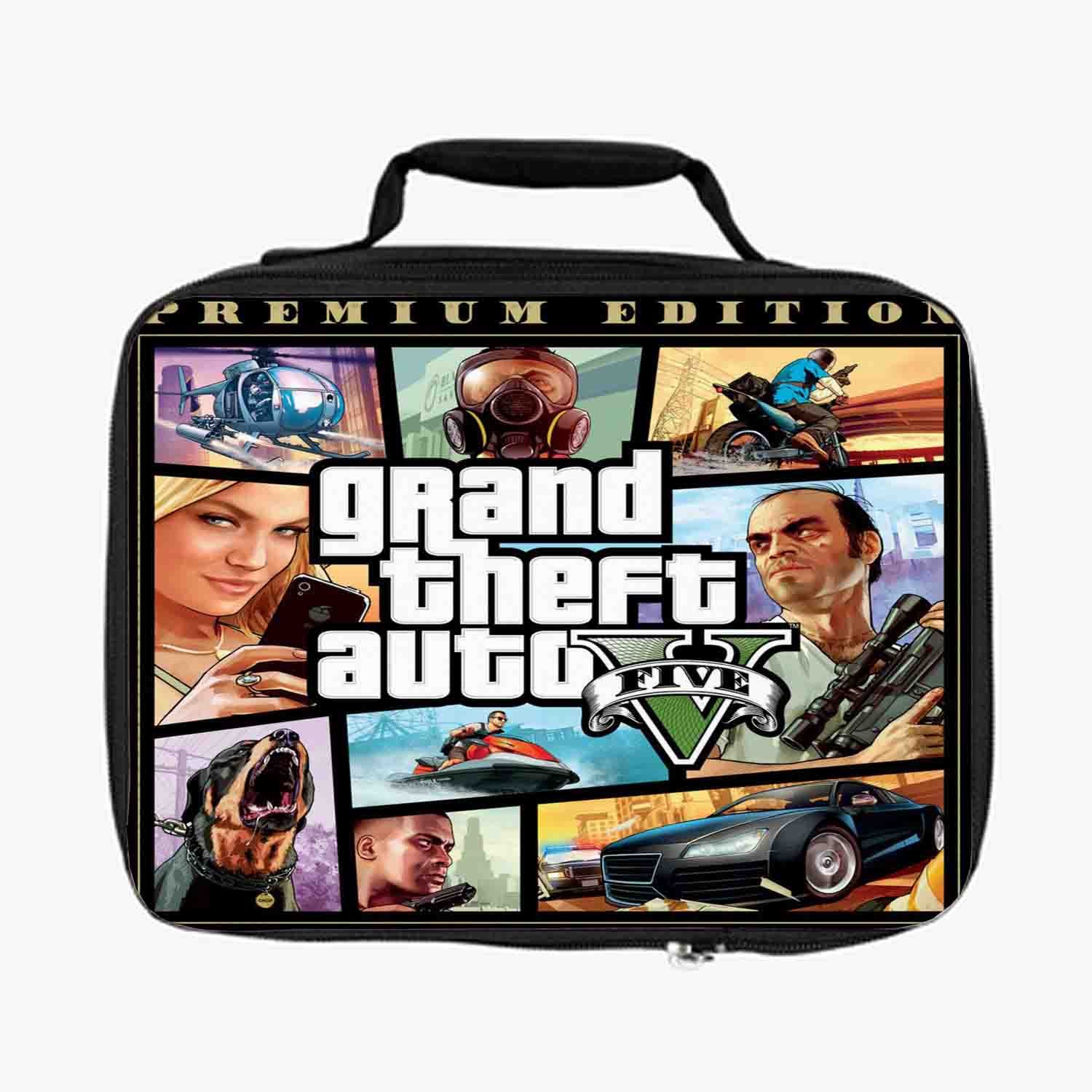 Blackdop Grand Theft Auto V Premium Edition Lunch Bag