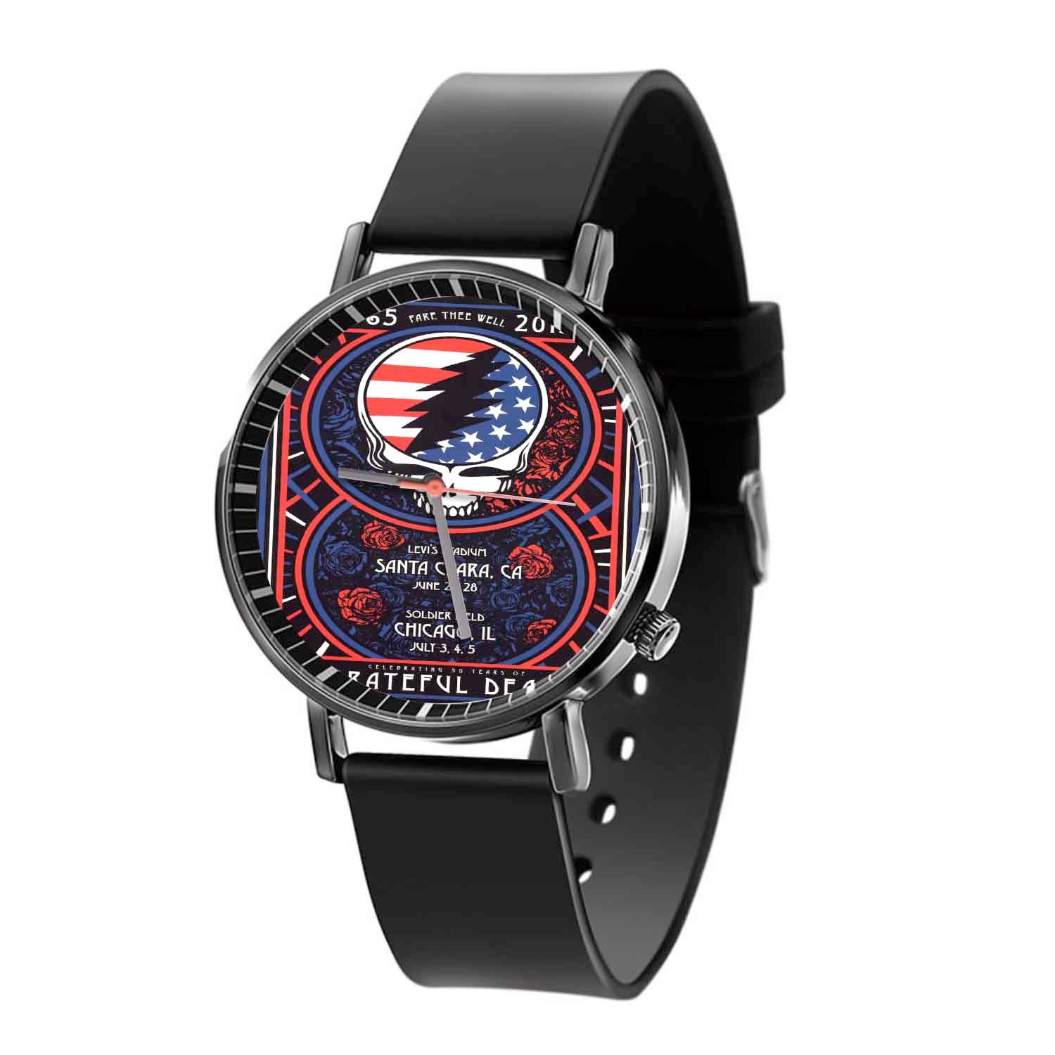 Blackdop Grateful Dead Fare Thee Well Poster Quartz Watch