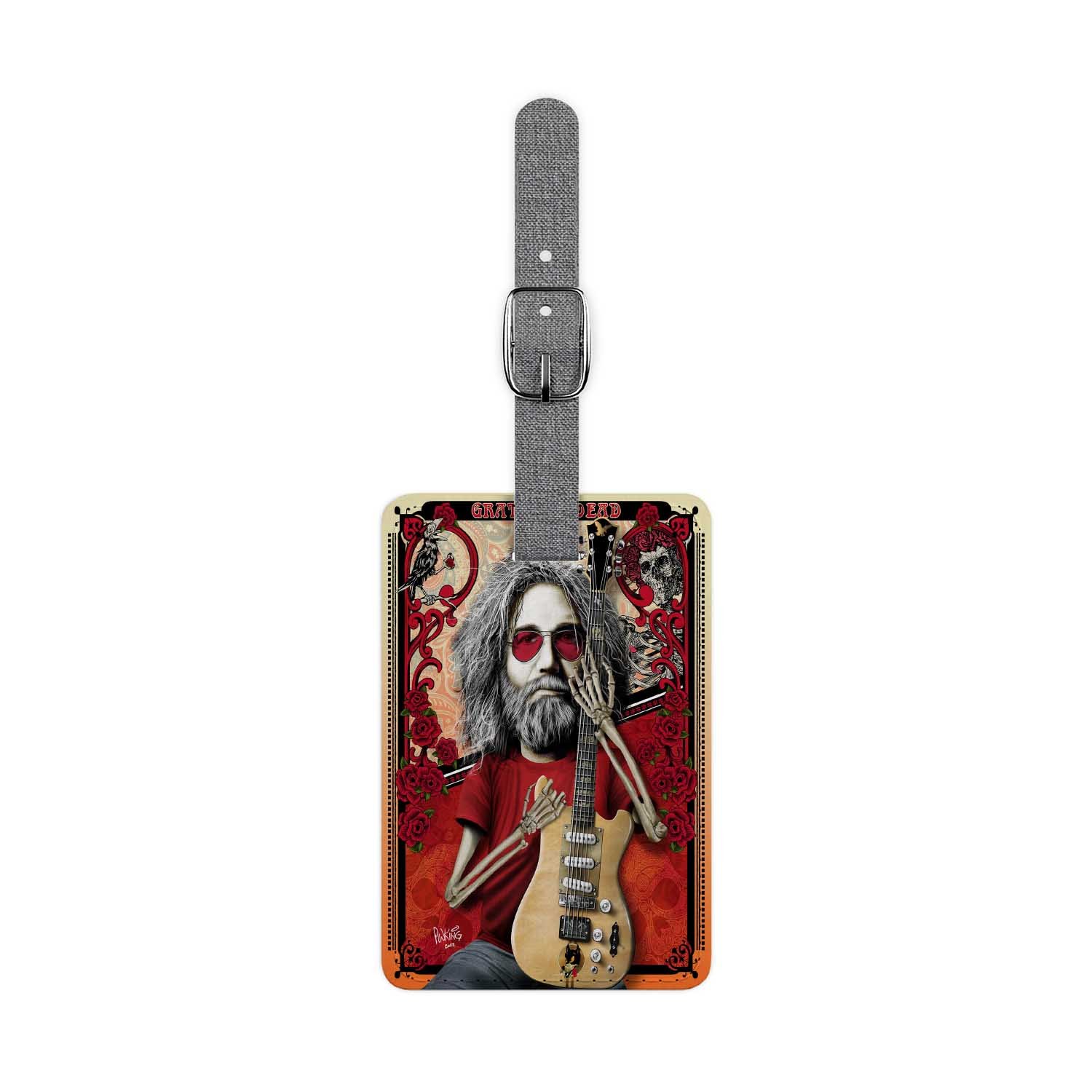 Blackdop Grateful Dead Jerry Garcia Luggage Tag