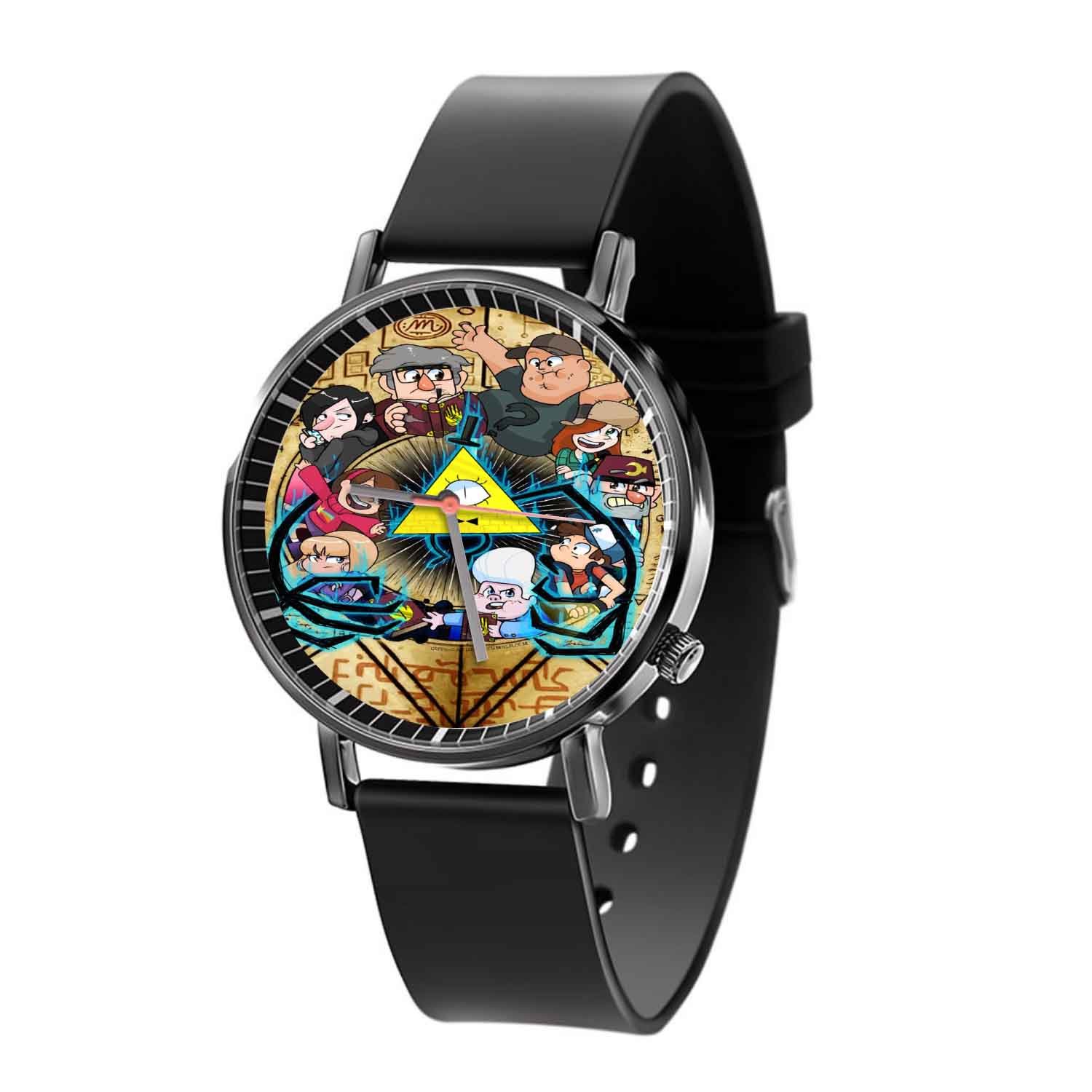 Blackdop Gravity Falls Bill Cipher And Friends Quartz Watch