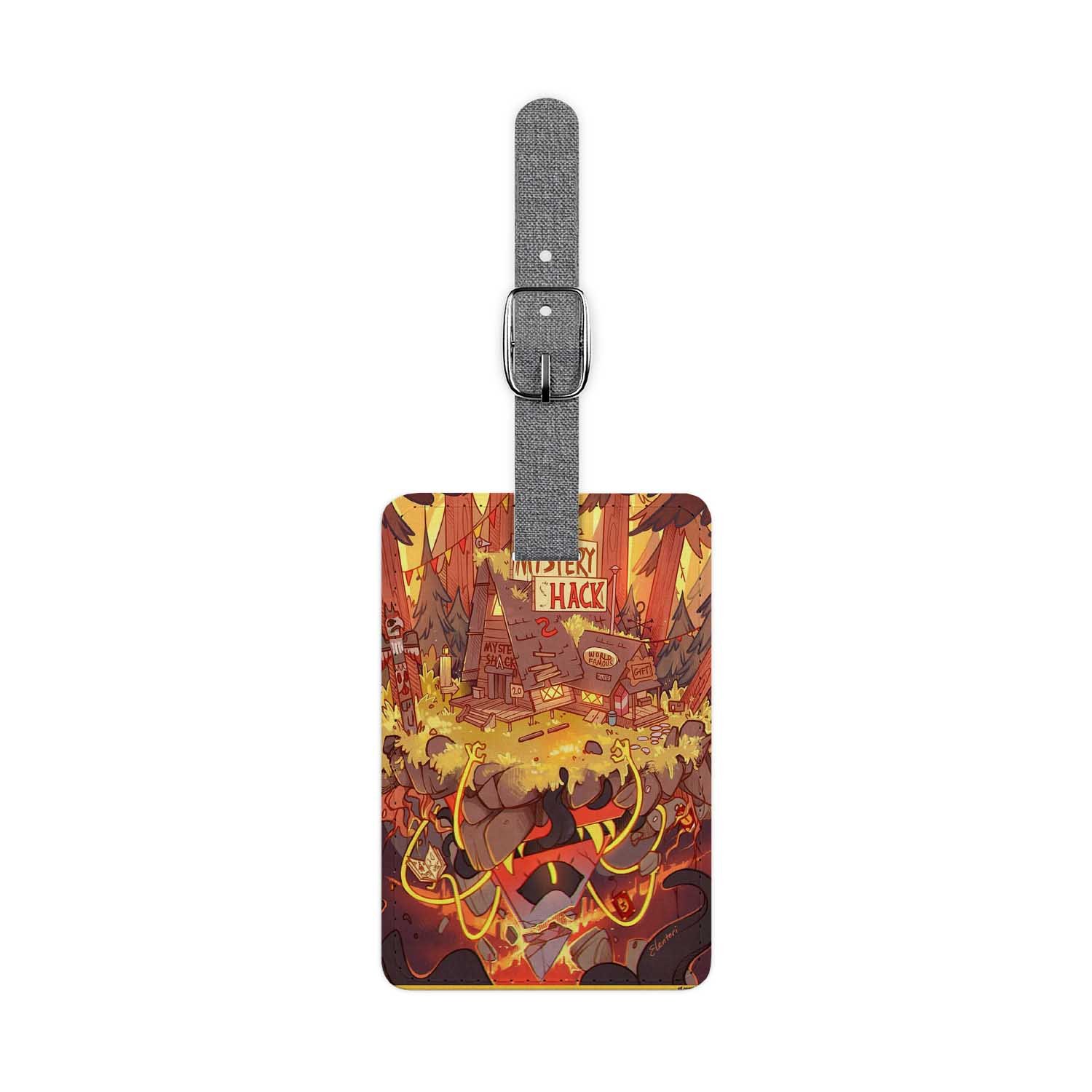 Blackdop Gravity Falls Mystery Hack Luggage Tag