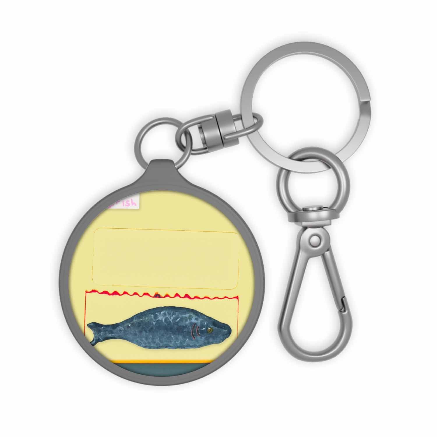 Blackdop Great Big Cow So long Fish Keyring Tag