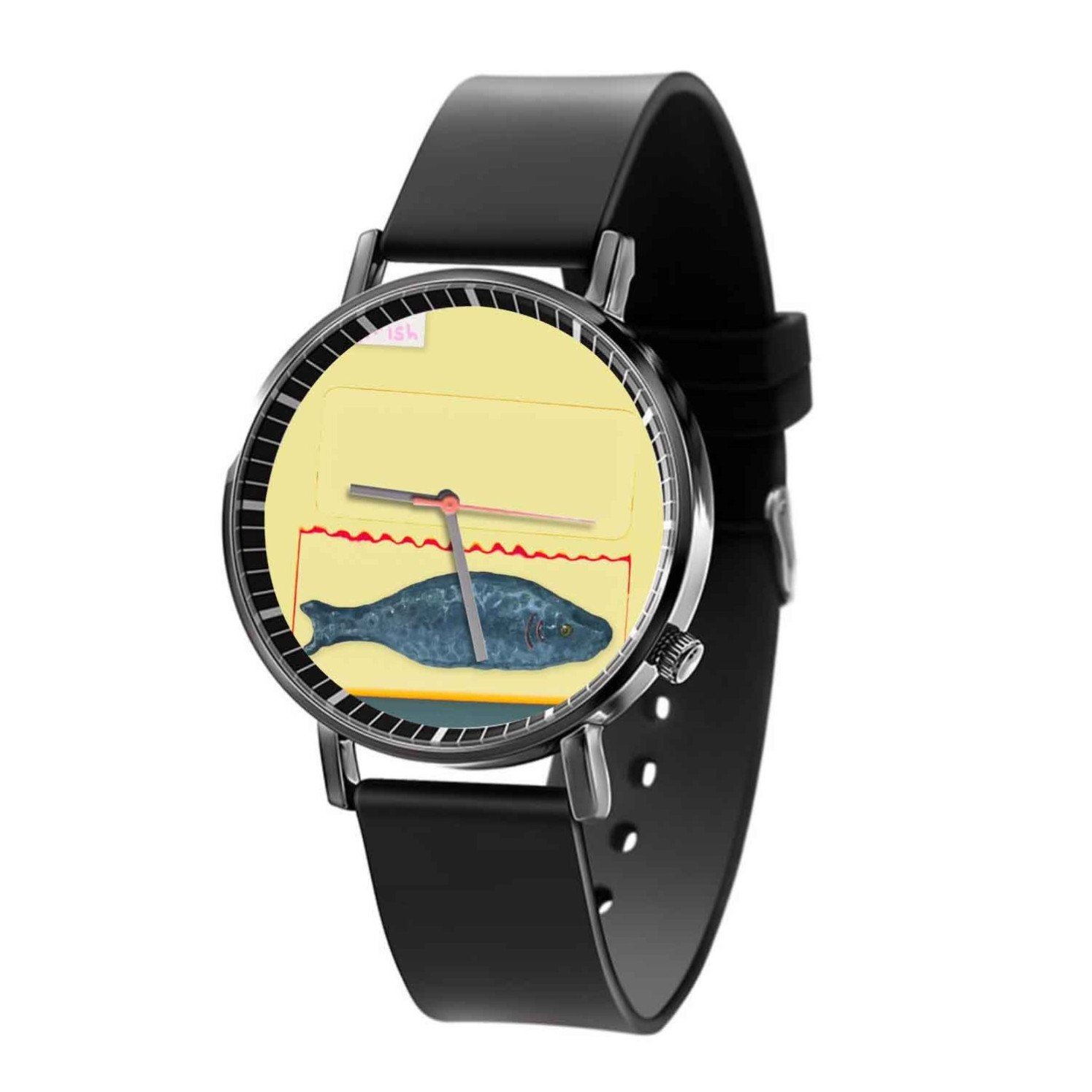 Blackdop Great Big Cow So long Fish Quartz Watch