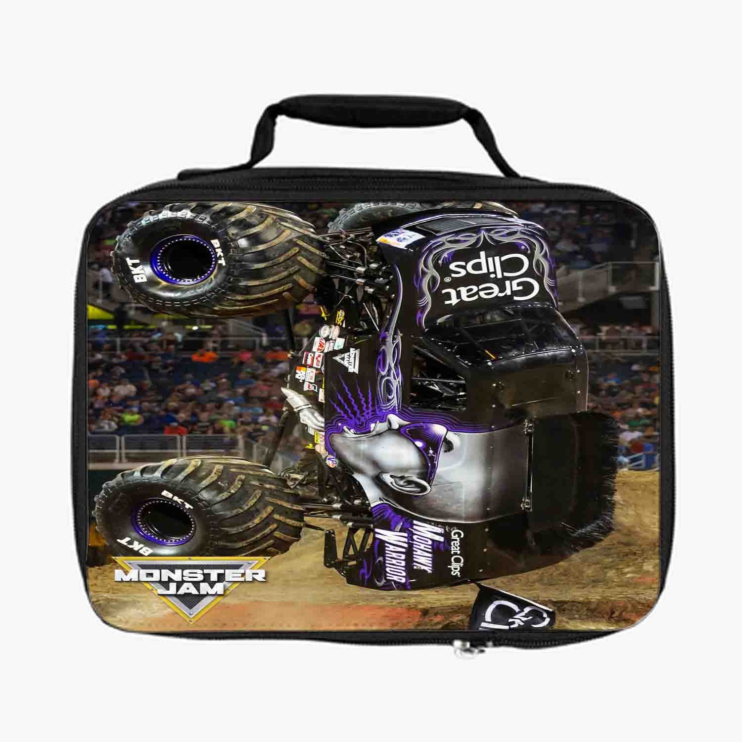Blackdop Great Clips Mohawk Warrior Monster Truck Lunch Bag