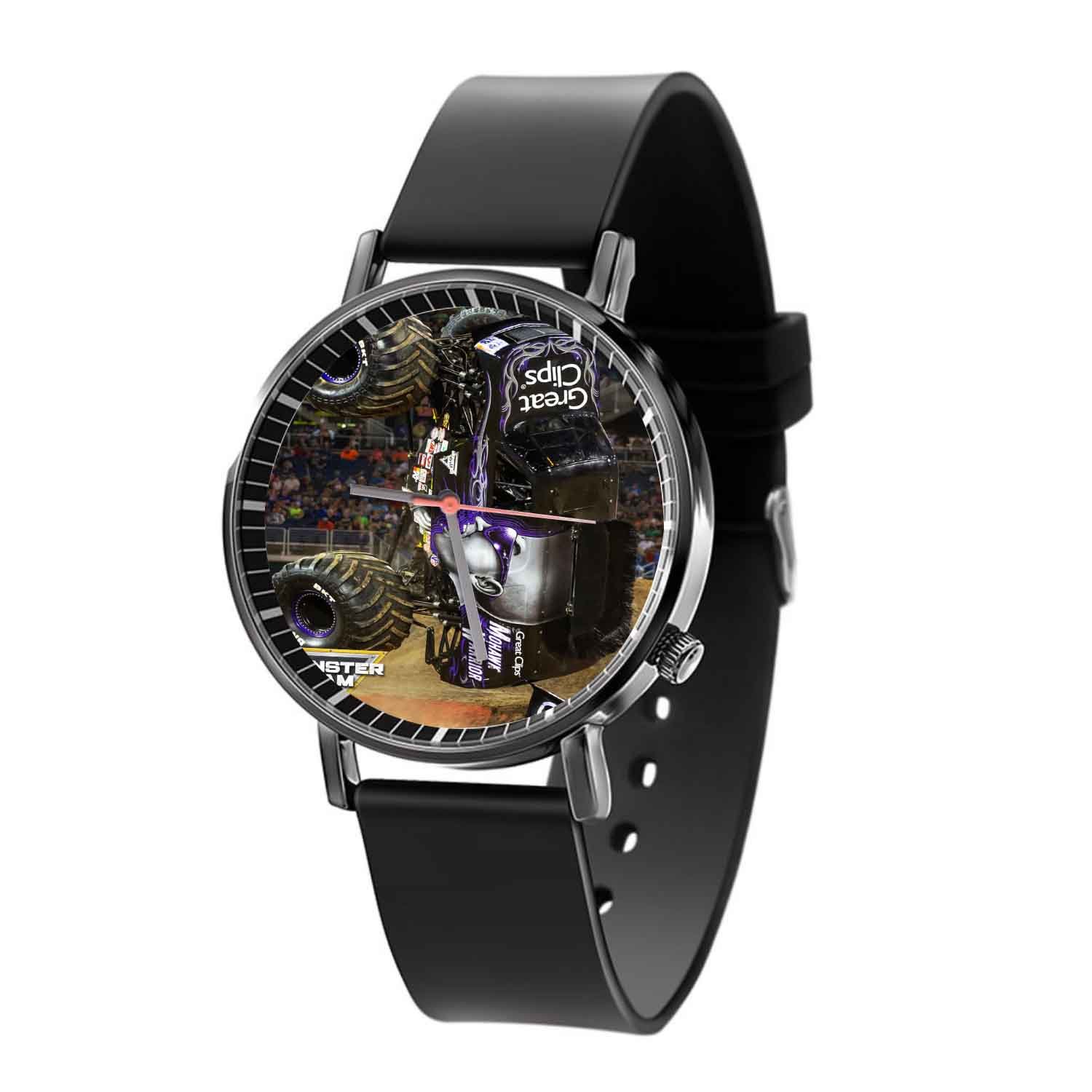 Blackdop Great Clips Mohawk Warrior Monster Truck Quartz Watch
