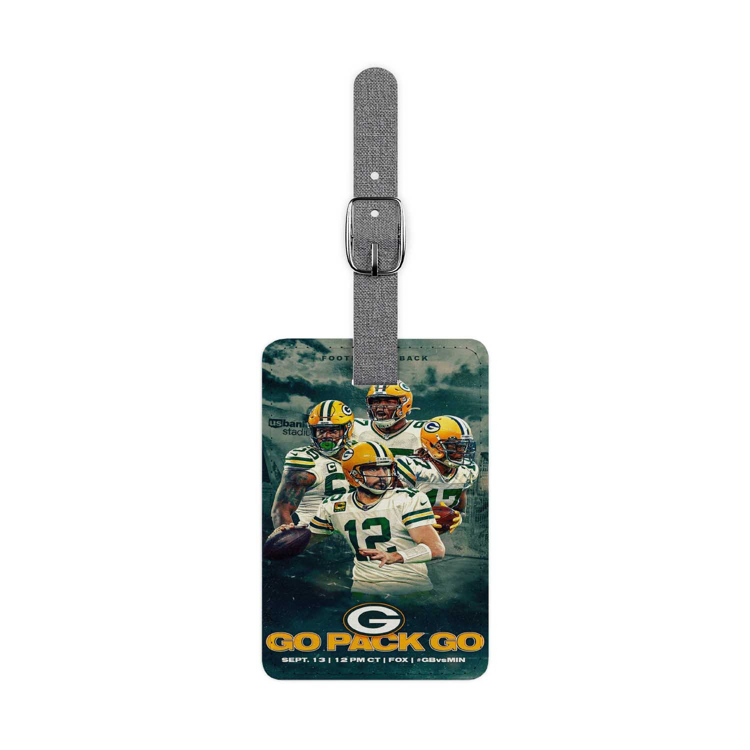 Blackdop Green Bay Packers NFL 2022 Luggage Tag
